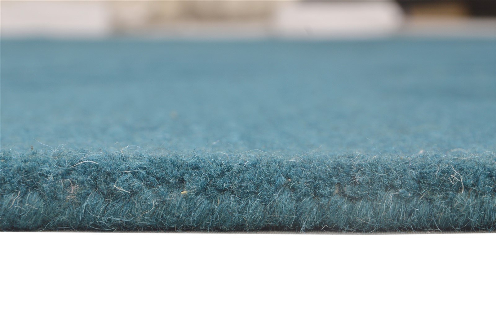9' X 13' Rug Wool Blue Modern Hand Tufted French Circles Extra Large Carpet 7864142299285