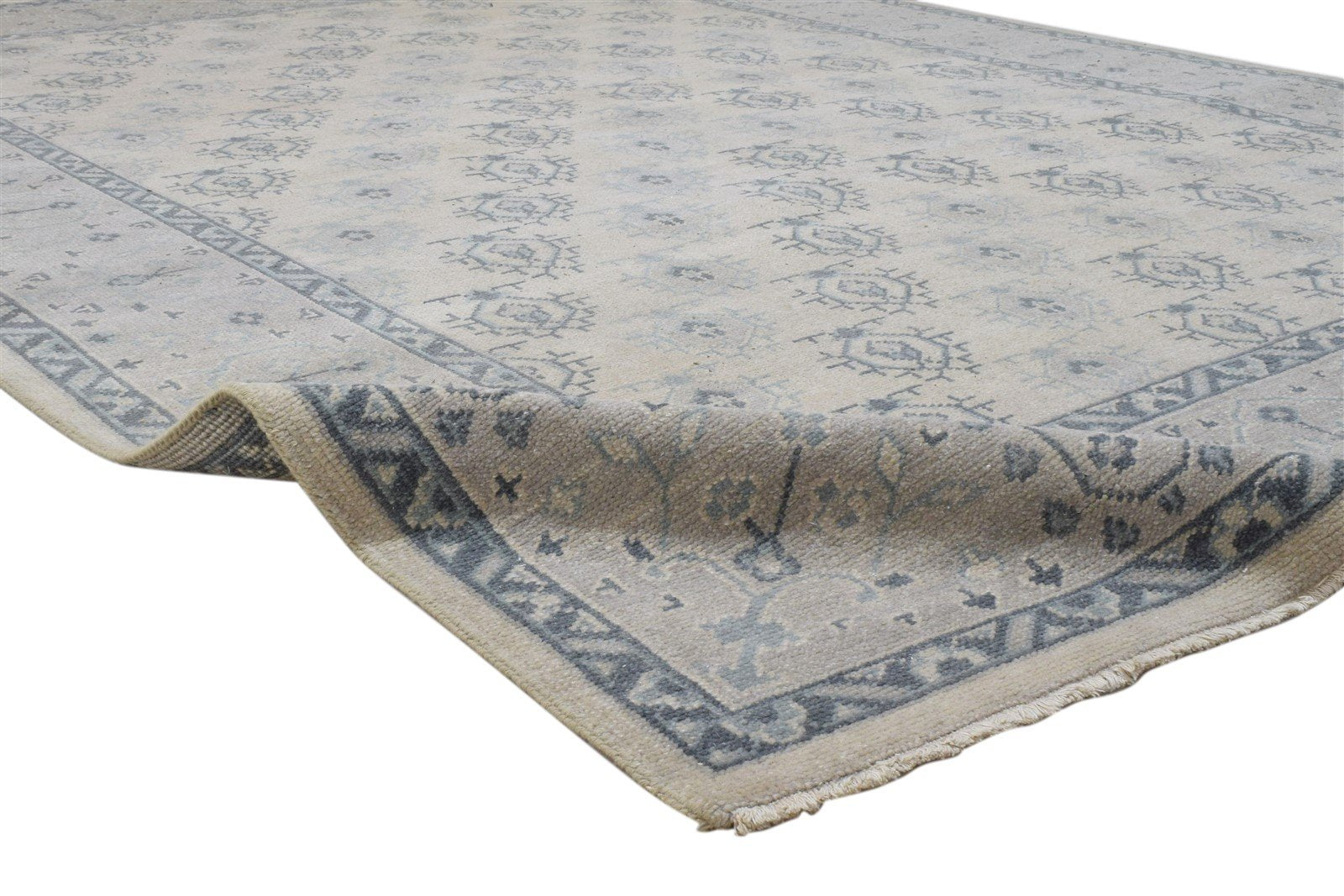 8' X 10' Rug Wool Sand Persian Hand Knotted Bokhara Oriental Large Carpet Area Rug