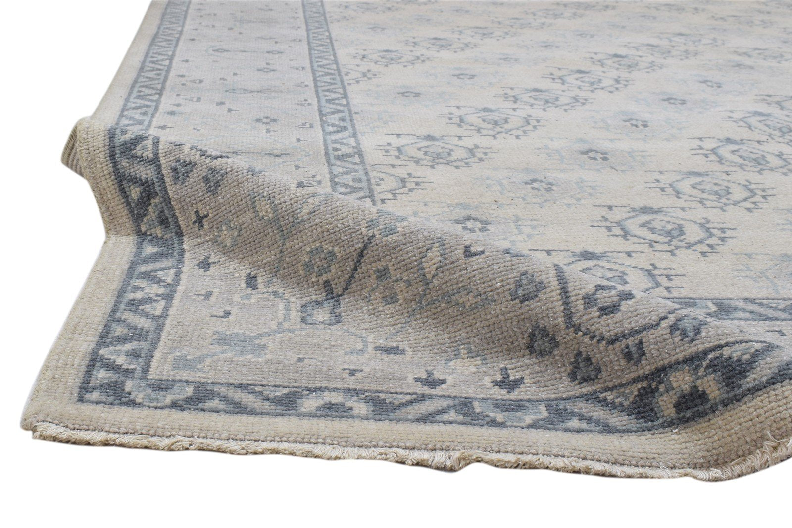 8' X 10' Rug Wool Sand Persian Hand Knotted Bokhara Oriental Large Carpet Area Rug