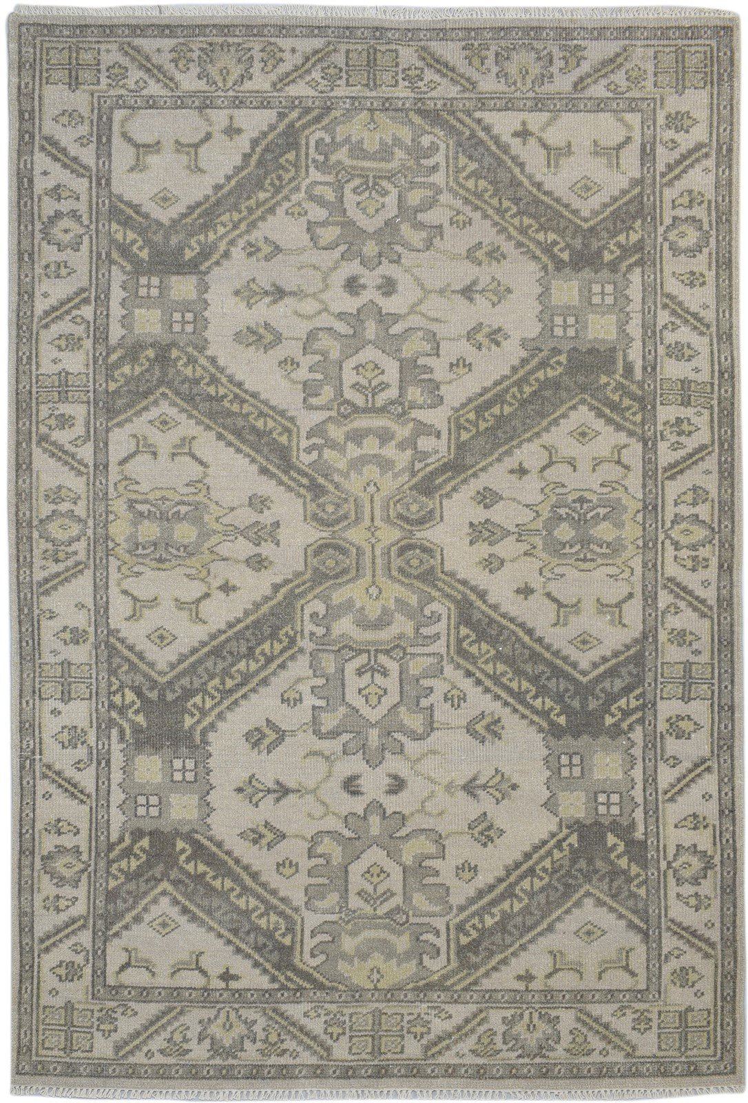 6' X 9' Rug Wool Sand Persian Hand Knotted Kazak Oriental Room Size Carpet Area Rug