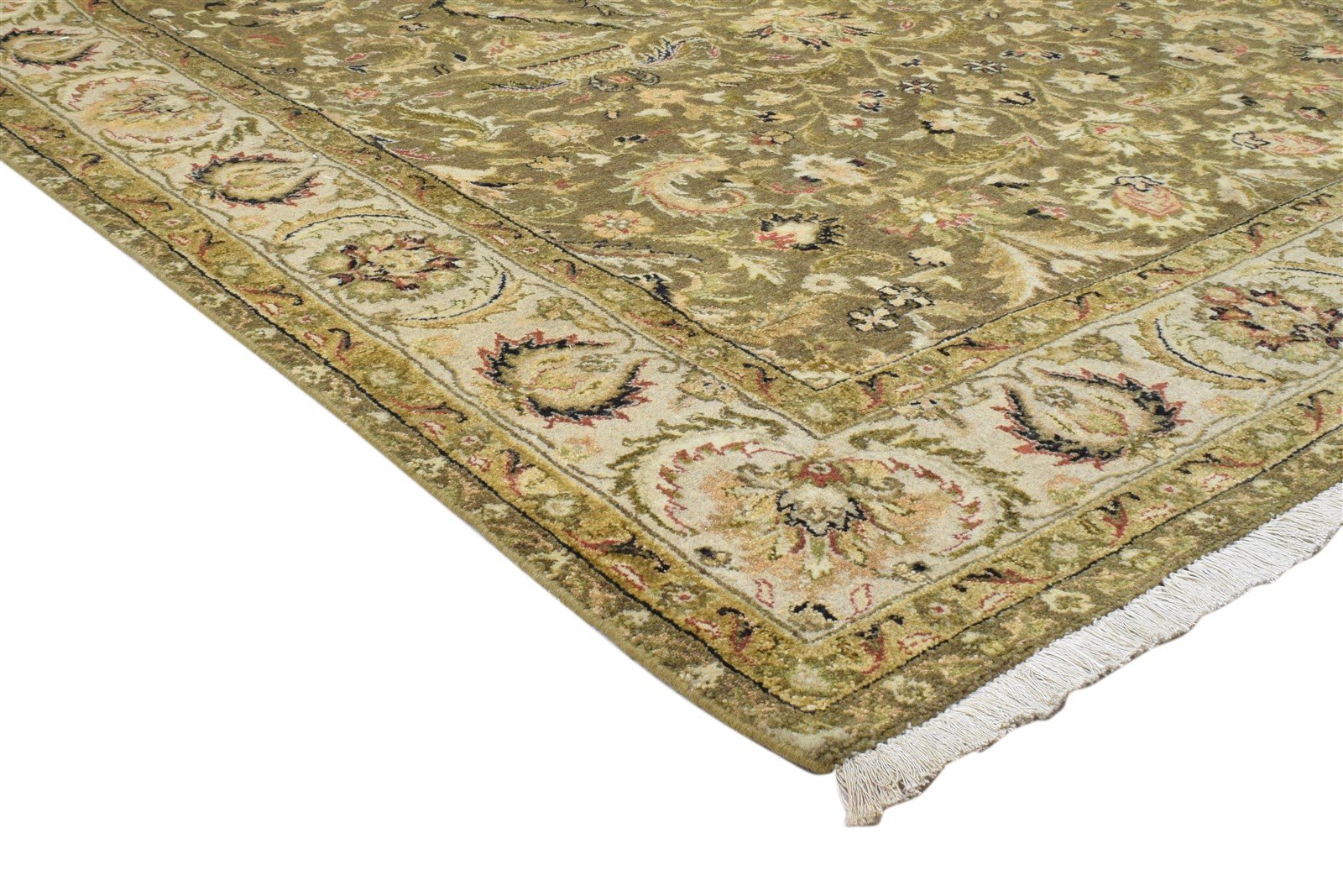 6' X 9' Rug Wool Brown Persian Hand Knotted Kashan Oriental Room Size Carpet Area Rug