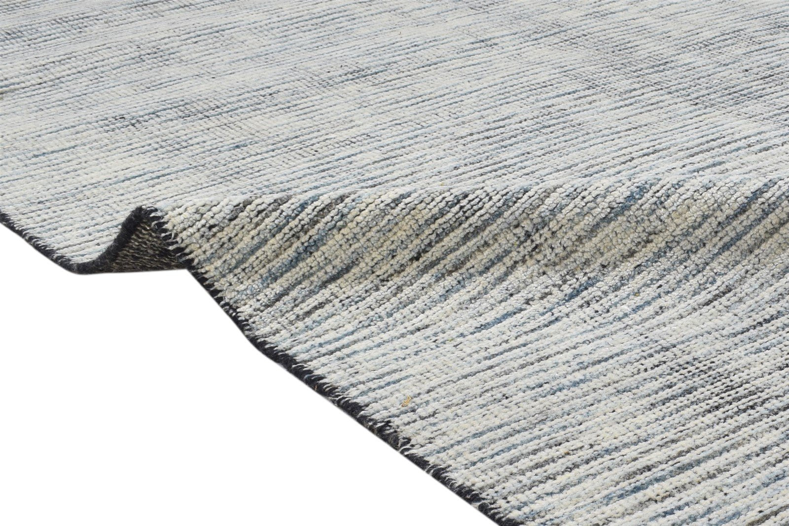 9X12 Rug Wool Dark Grey Modern Hand Knotted Scandinavian Solid Extra Large 7864403132565