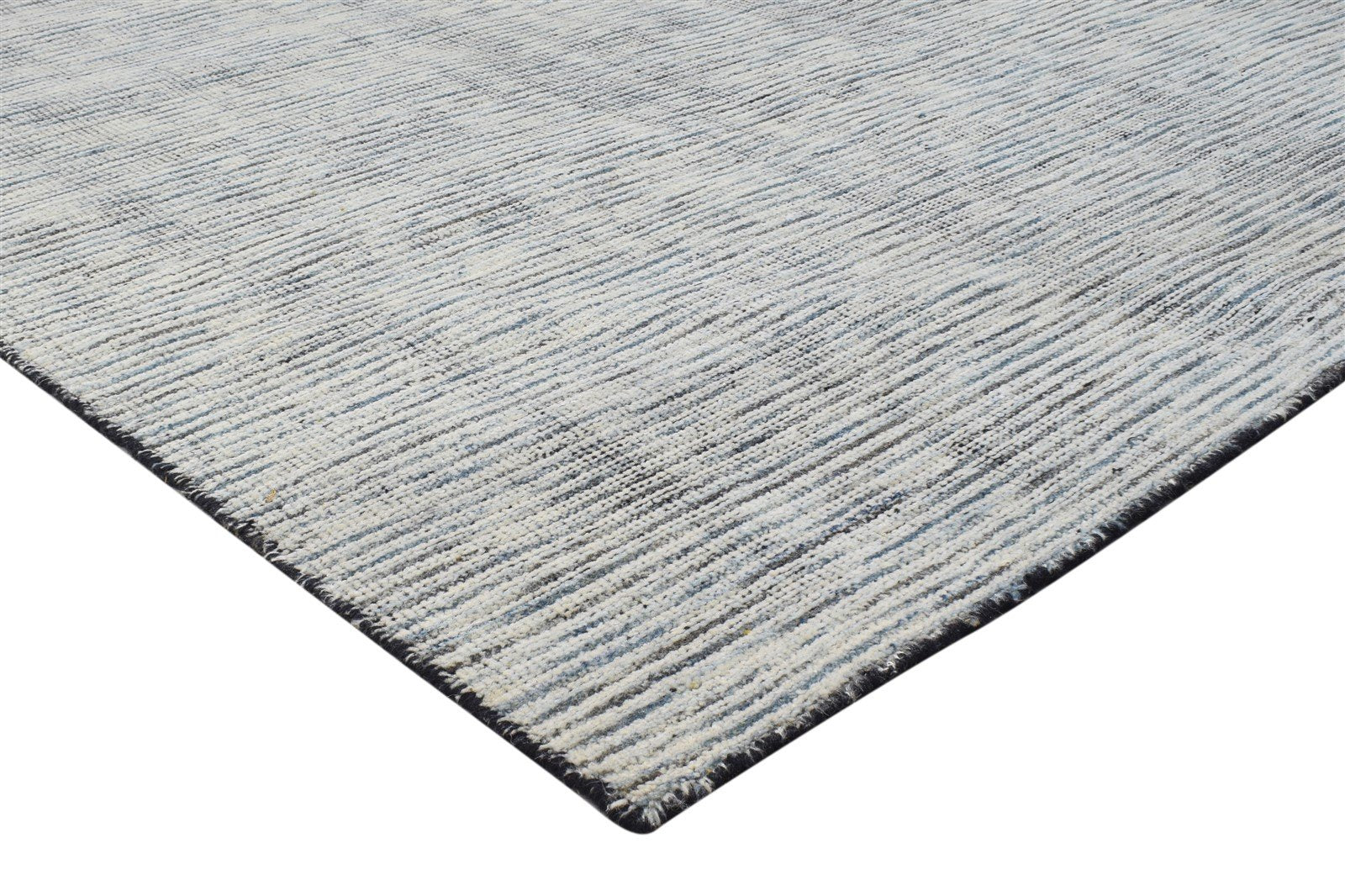 9X12 Rug Wool Dark Grey Modern Hand Knotted Scandinavian Solid Extra Large 7864403132565