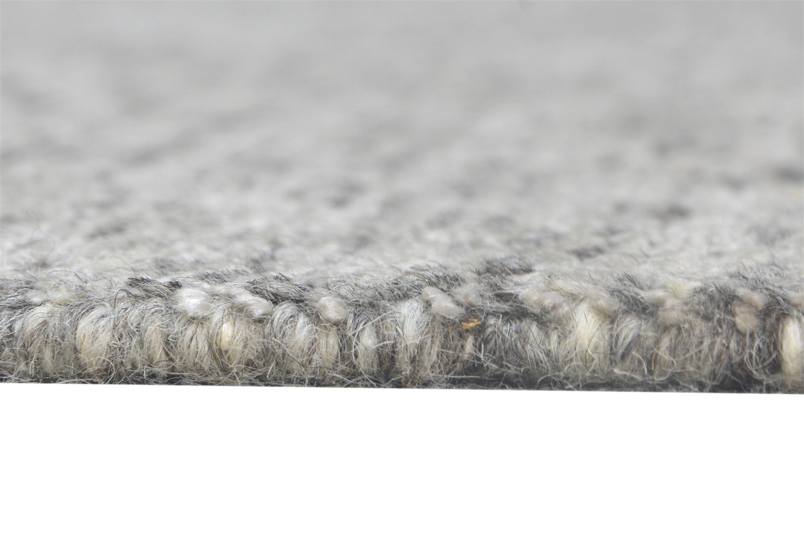 9X12 Rug Wool / Silk Grey Modern Hand Knotted Scandinavian Solid Large Carpet 7864577261717