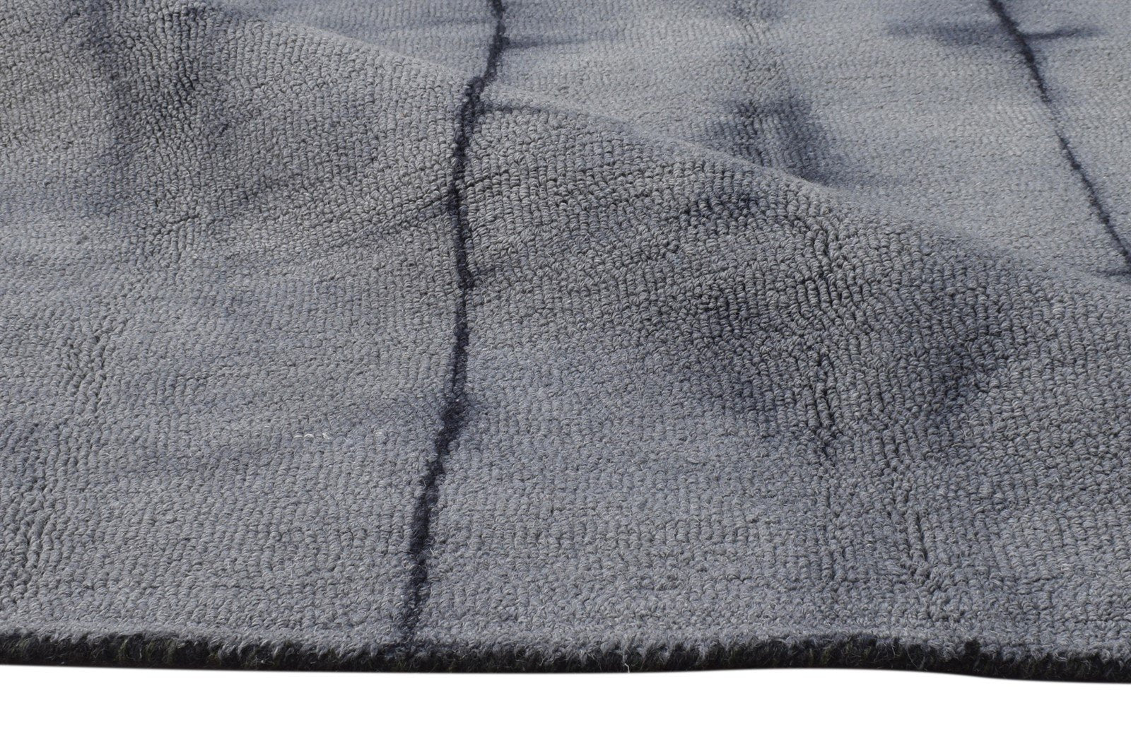Addy 5' X 8' Rug Wool Charcoal Modern Hand Tufted Shibori Tie Dye 7865205129365