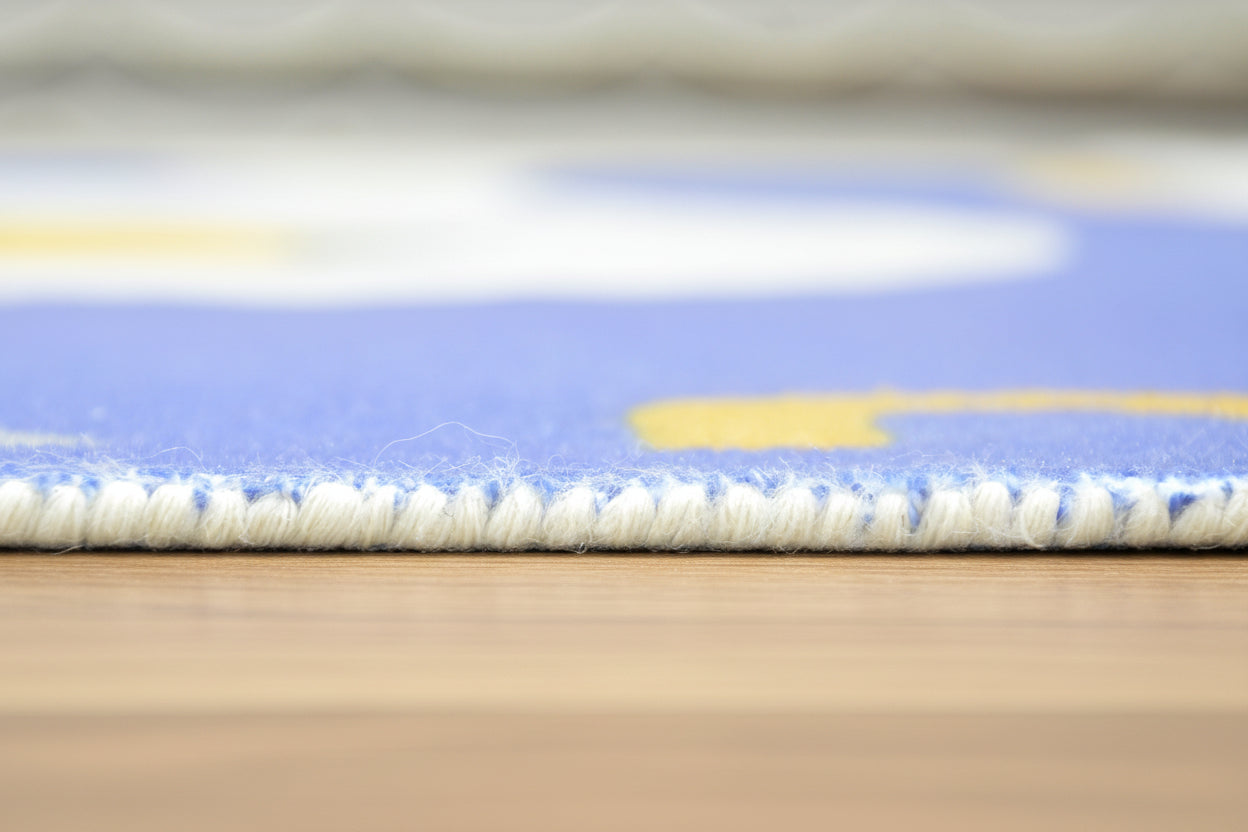 Alphabet Kids Rug | Navy Blue ABC Learning Nursery Rug 9081826607253