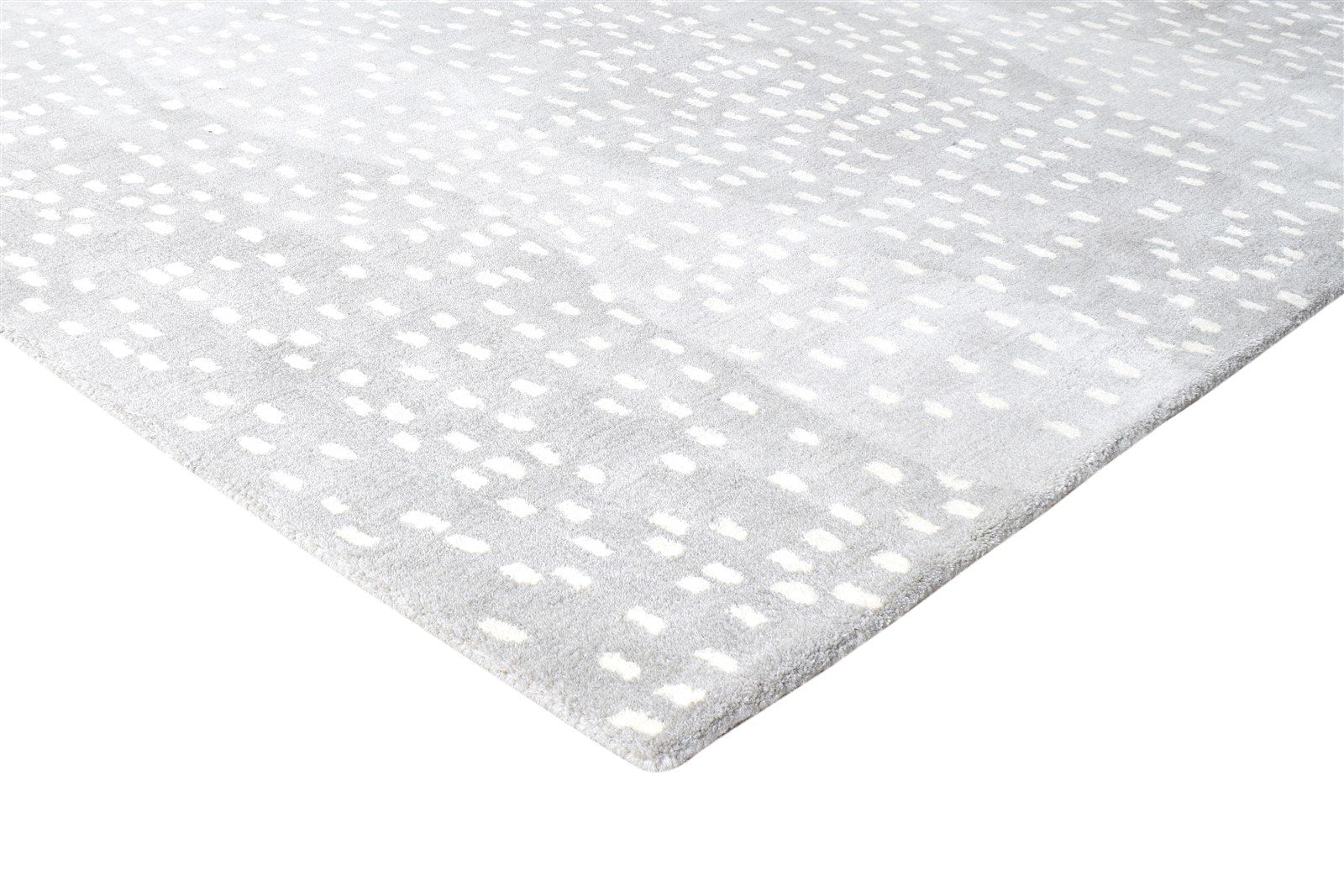 Antelope Rug Handmade Wool Animal Print Gray 8716746817685