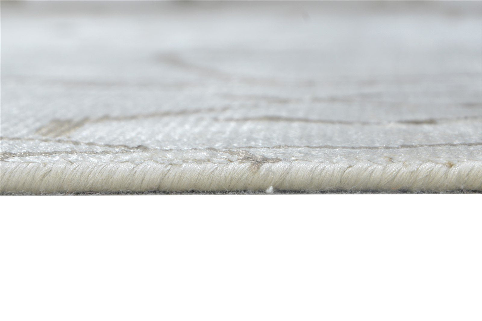 Arline Hand Knotted Grey Silk Rug 6X8 Modern Scandinavian Abstract   7865066389653