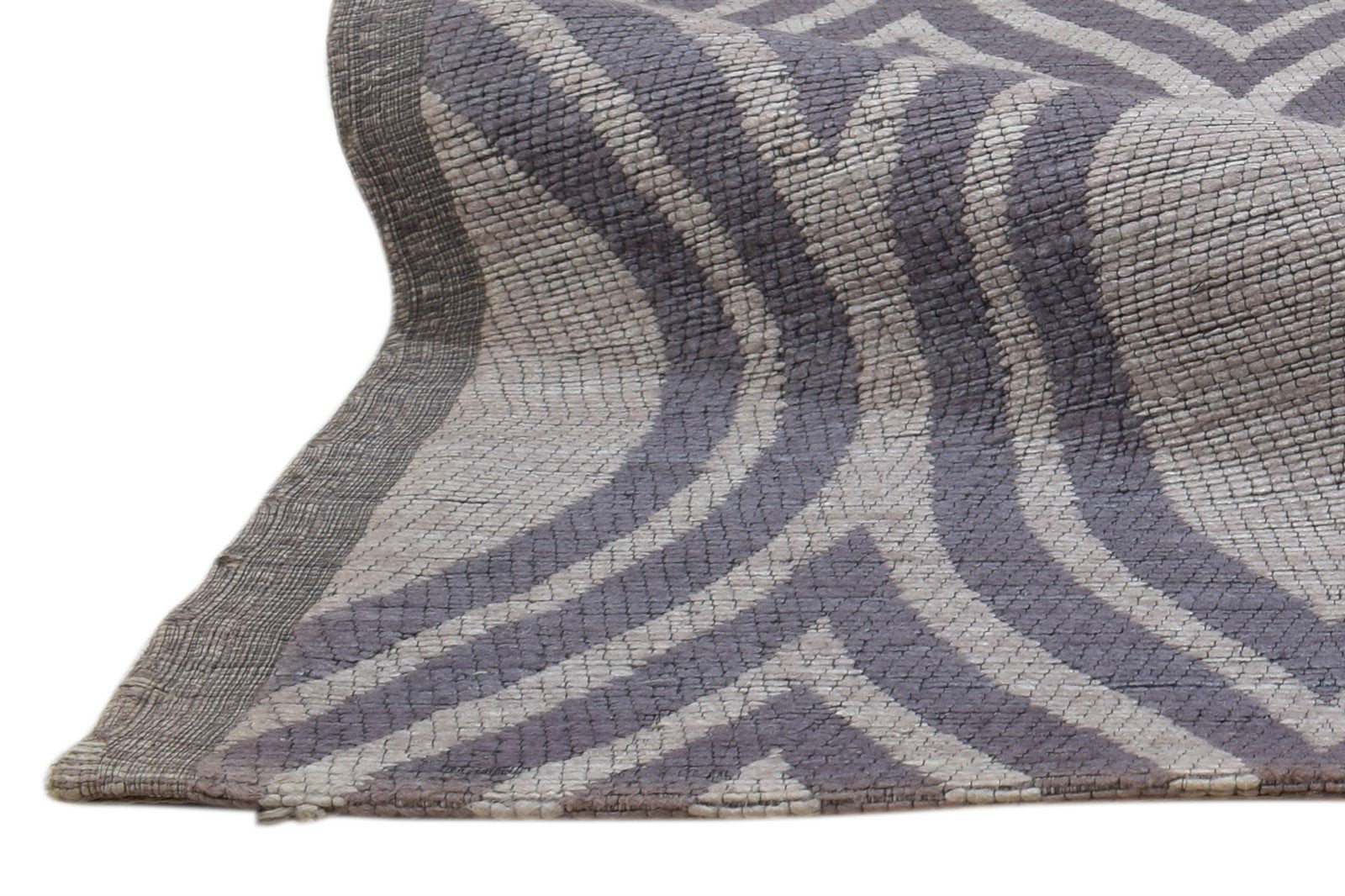 Art Silk Grey Rug 5' X 8' Modern Power Loomed Moroccan Trellis 5'2"X7'11" Carpet 7860700938389