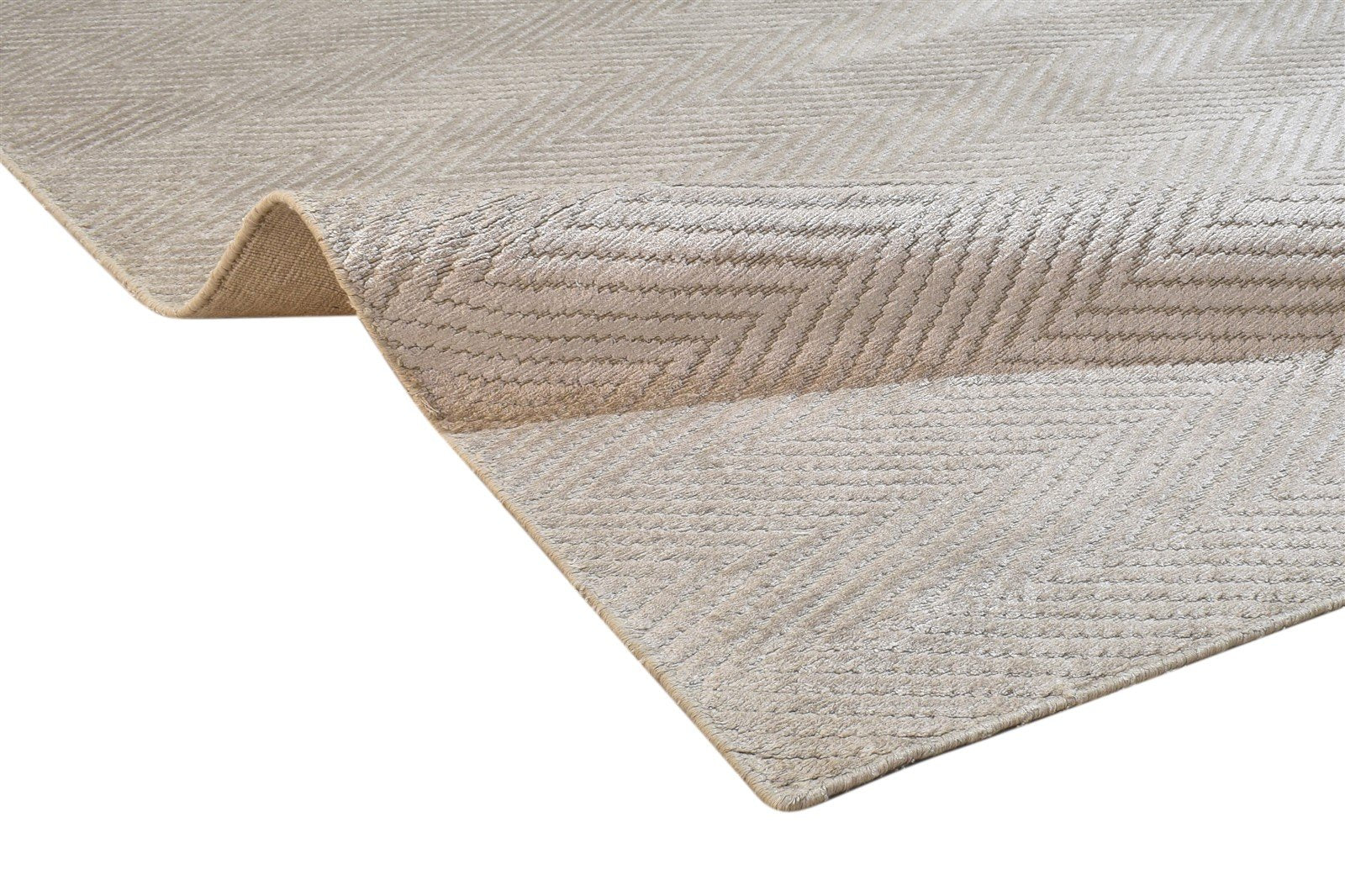 Beige Silk Rug 5' X 8' Modern Handloom Scandinavian Diamond Room Size Carpet 7864163664021