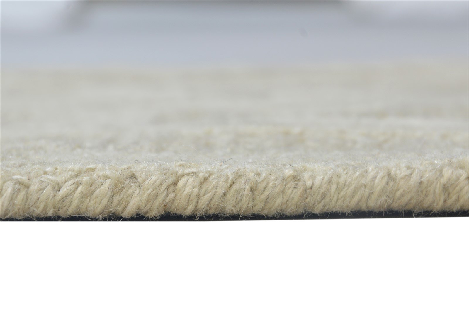 Beige Wool Rug 2' X 3' Modern Hand Tufted Moroccan Trellis Small Carpet 7864135876757