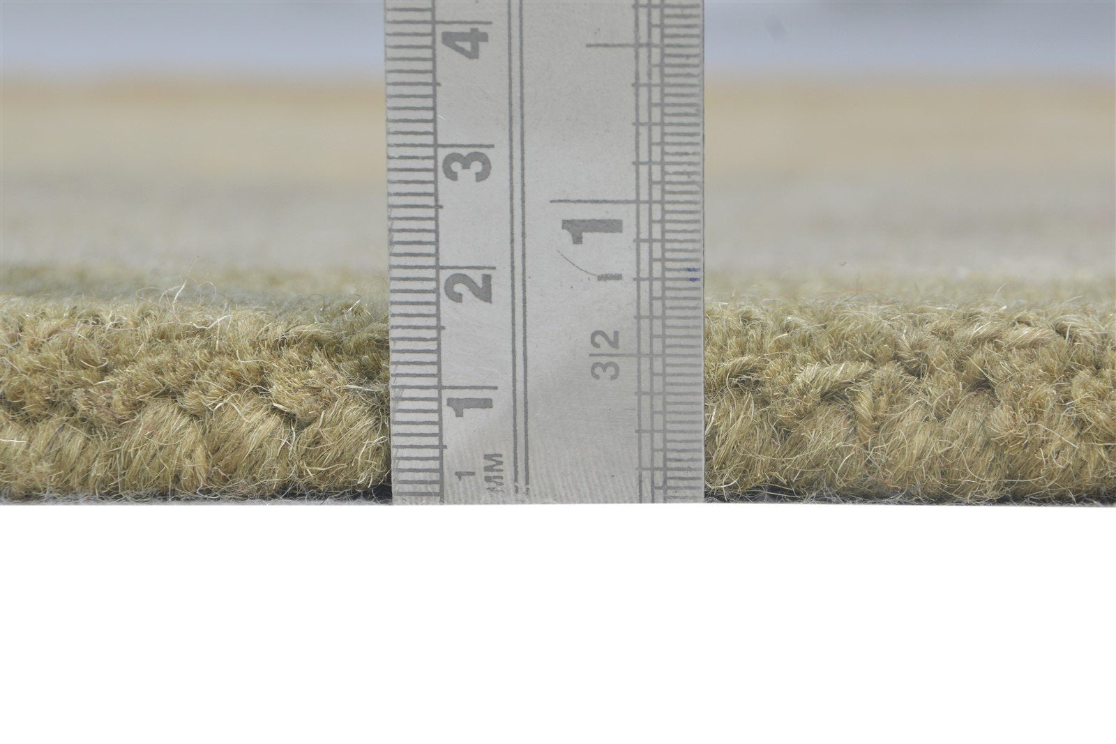 Beige Wool Rug 2' X 3' Modern Hand Tufted Scandinavian Bordered Small Carpet 7865076940949