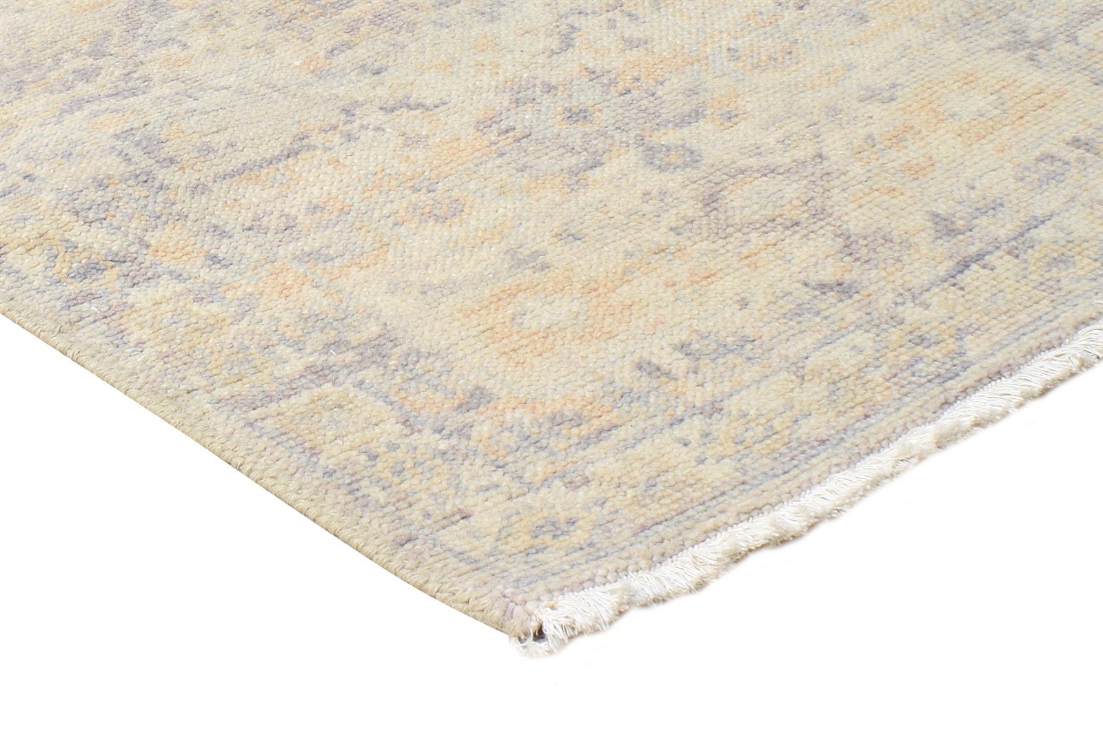 Beige Wool Rug 2' X 3' Persian Hand Knotted Khotan Oriental Small Carpet 7865143754901