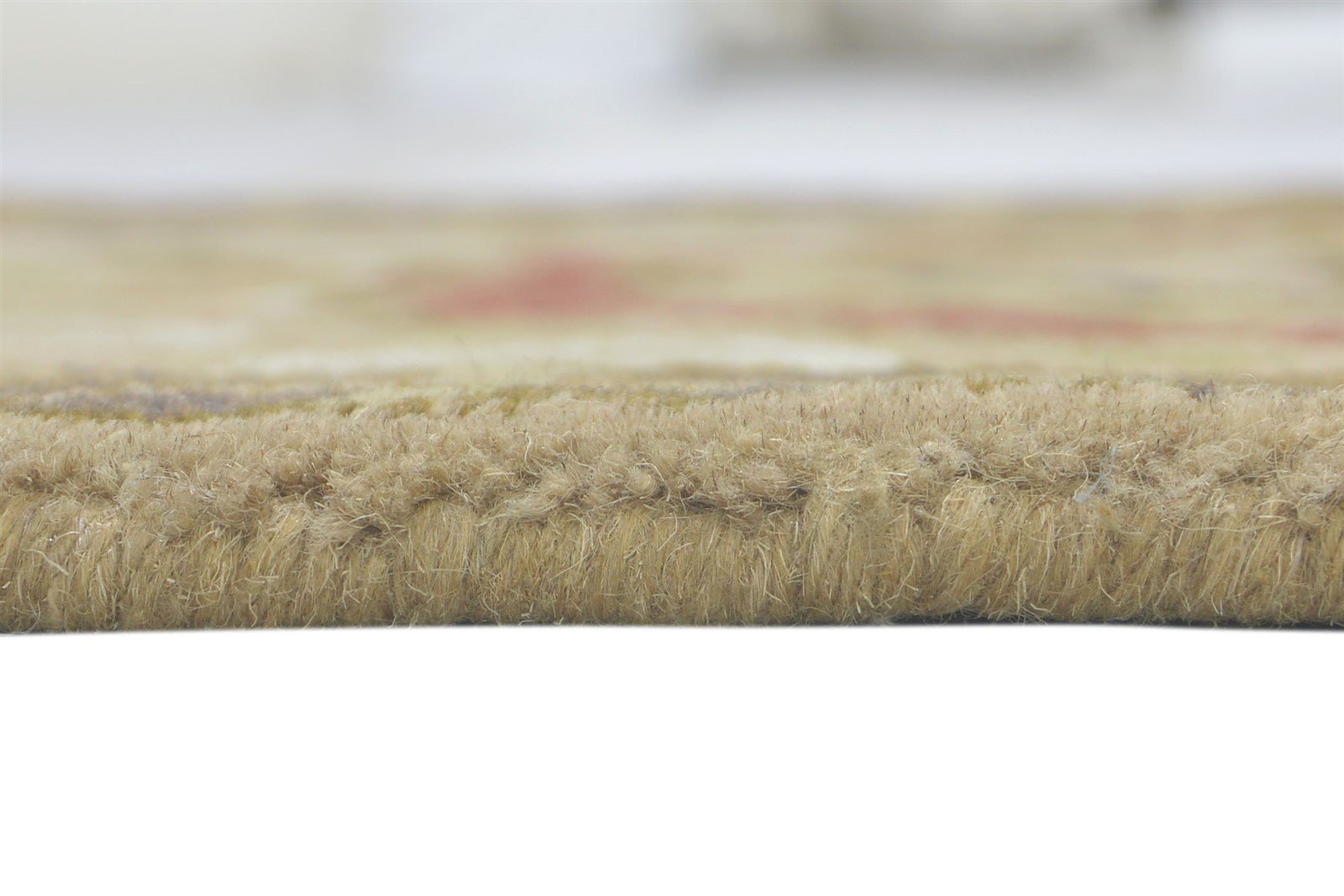 Beige Wool Rug 2' X 3' Persian Hand Tufted Nain Oriental Small Carpet 7860708638869