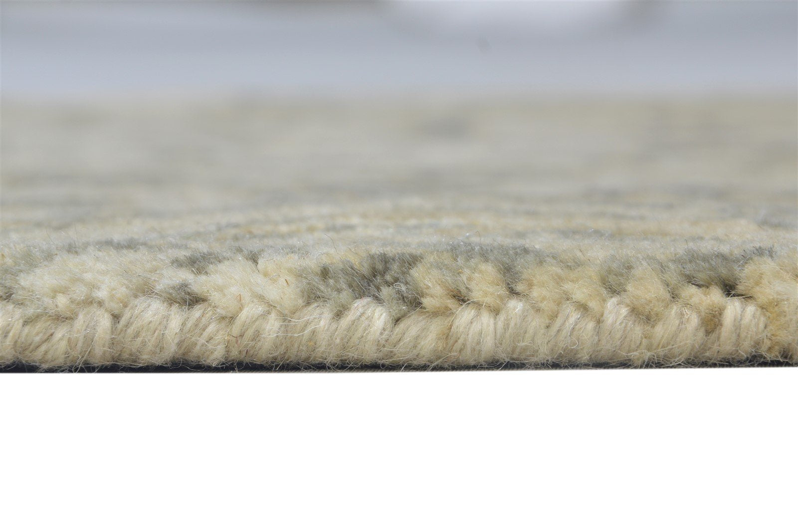 Beige Wool Rug 2' X 3' Persian Hand Tufted Oushak Oriental Small Carpet 7864136368277