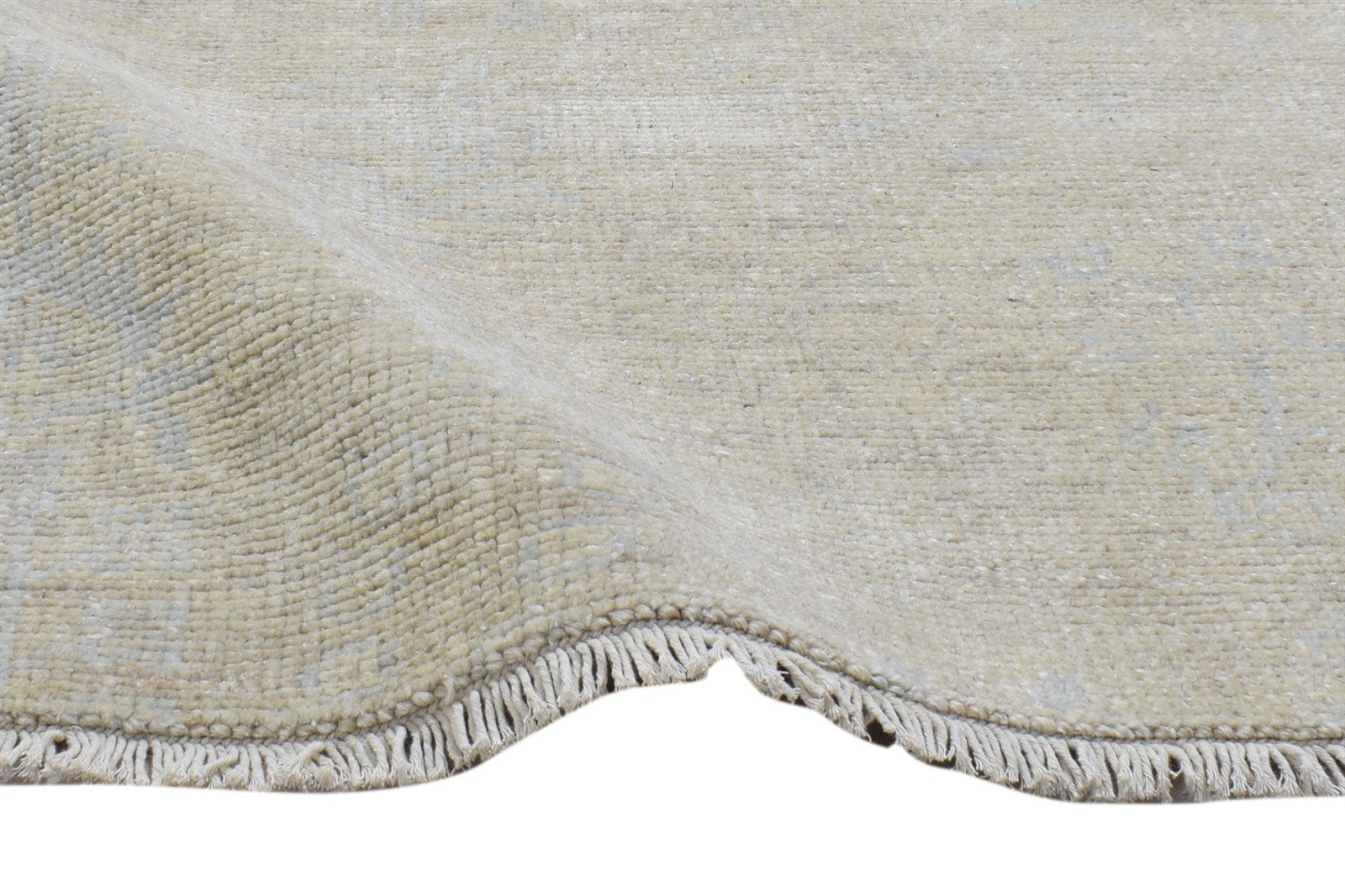 Beige Wool Rug 3' X 2' Persian Hand Knotted Oushak Oriental Room Size Carpet 7864086429845