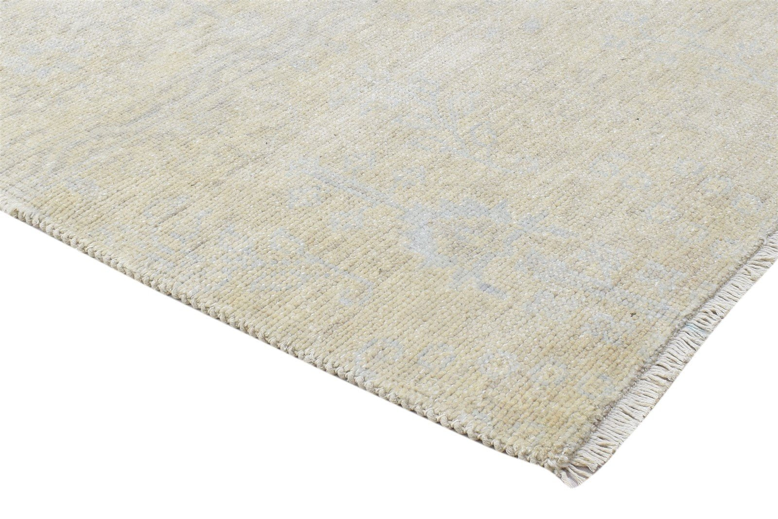 Beige Wool Rug 3' X 2' Persian Hand Knotted Oushak Oriental Room Size Carpet 7864086429845