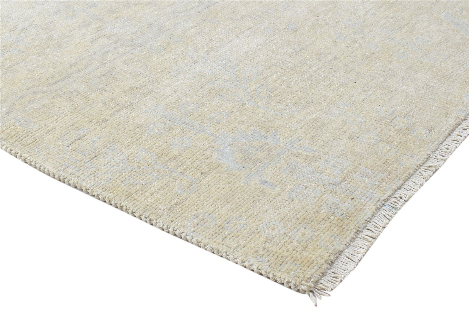 Beige Wool Rug 3' X 2' Persian Hand Knotted Oushak Oriental Room Size Carpet 7864086429845