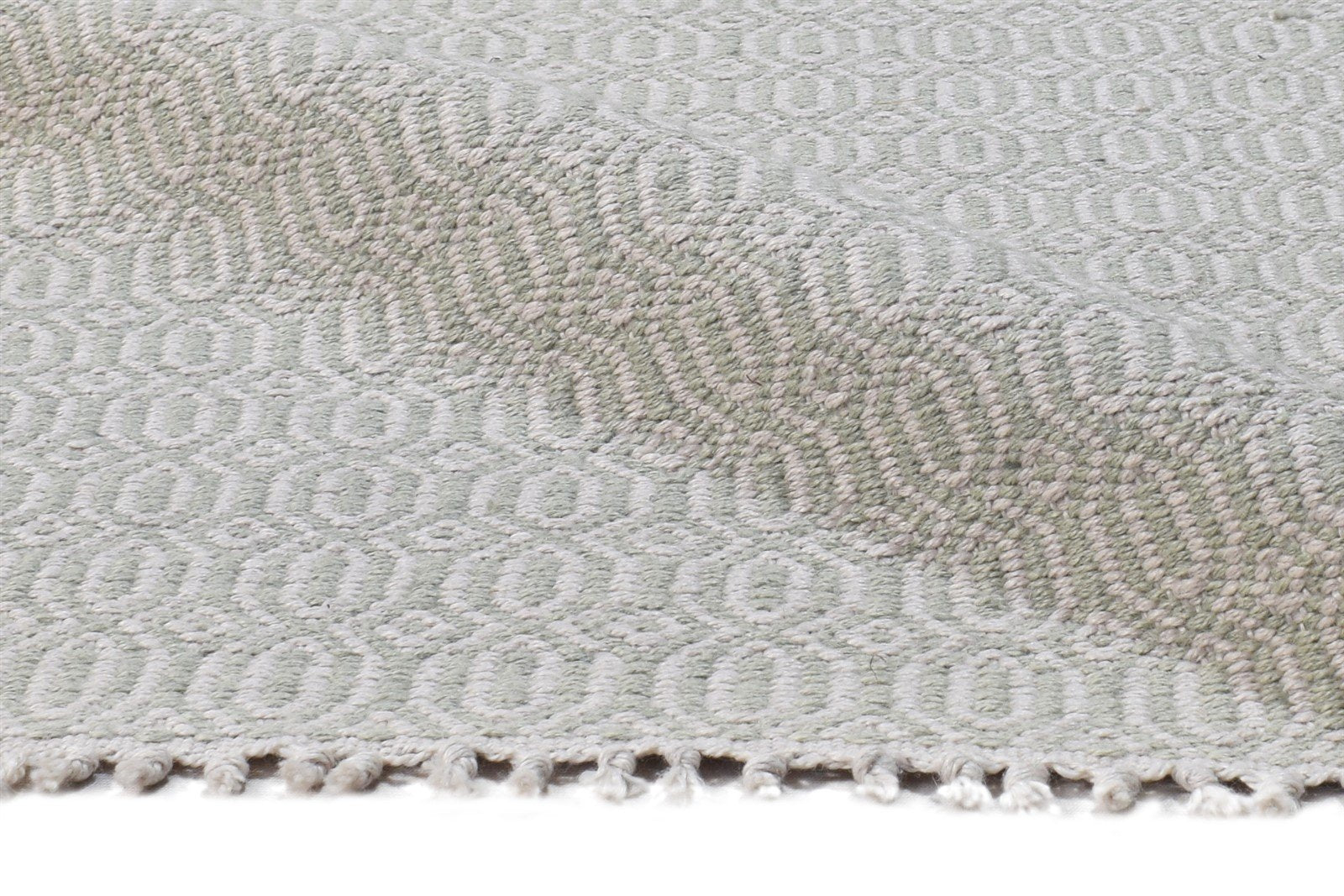 Beige Wool Rug 3' X 5' Modern Dhurrie Scandinavian Nordic Room Size Carpet 7864671043733