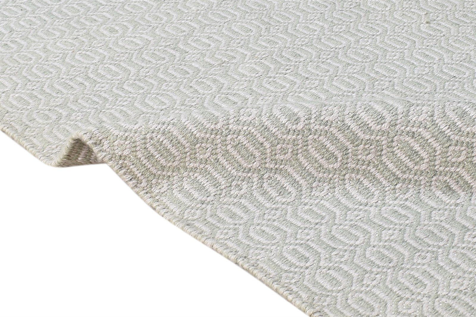 Beige Wool Rug 3' X 5' Modern Dhurrie Scandinavian Nordic Room Size Carpet 7864671043733