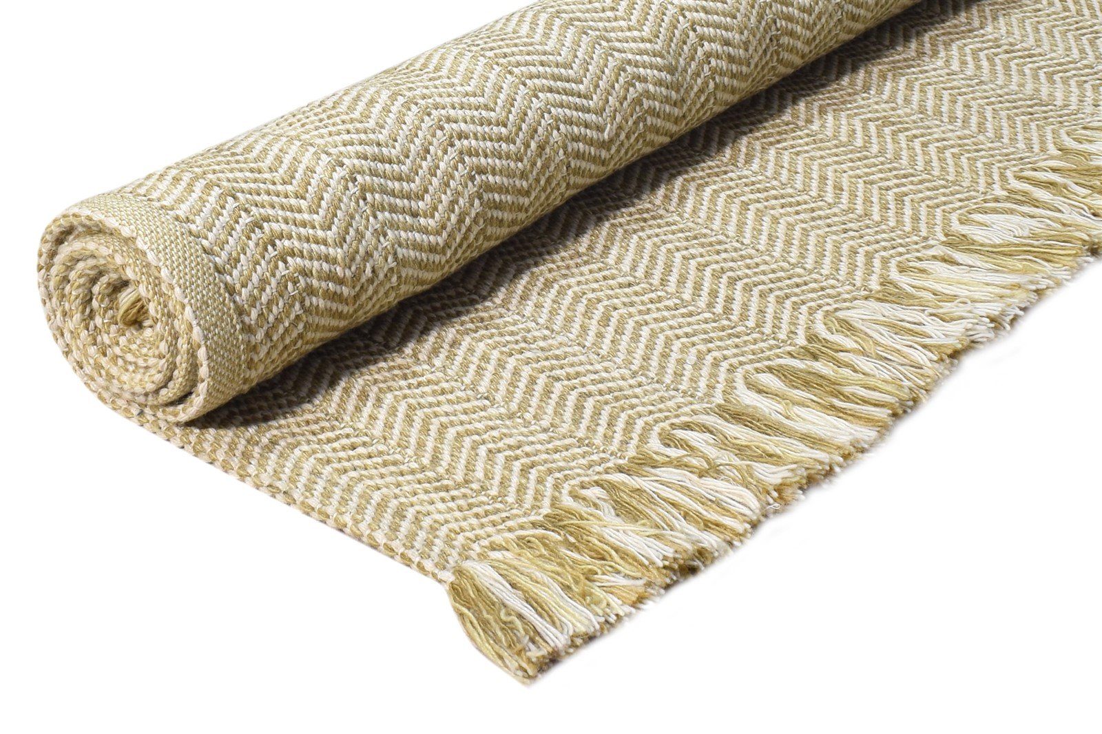 Beige Wool Rug 3' X 5' Modern Dhurrie Scandinavian Solid Small Carpet 7865163514005