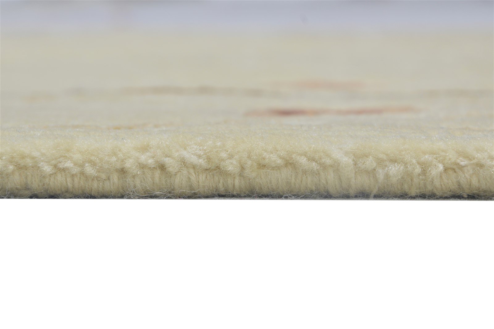 Beige Wool Rug 3' X 5' Persian Hand Knotted Aubusson Oriental Small Carpet 7864327897237