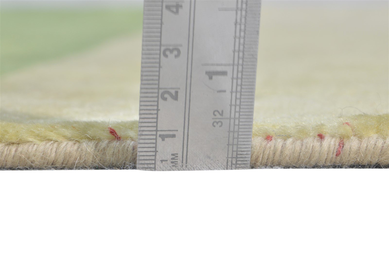 Beige Wool Rug 4X6 Modern Hand Knotted Scandinavian Abstract Room Size Carpet 7864952520853