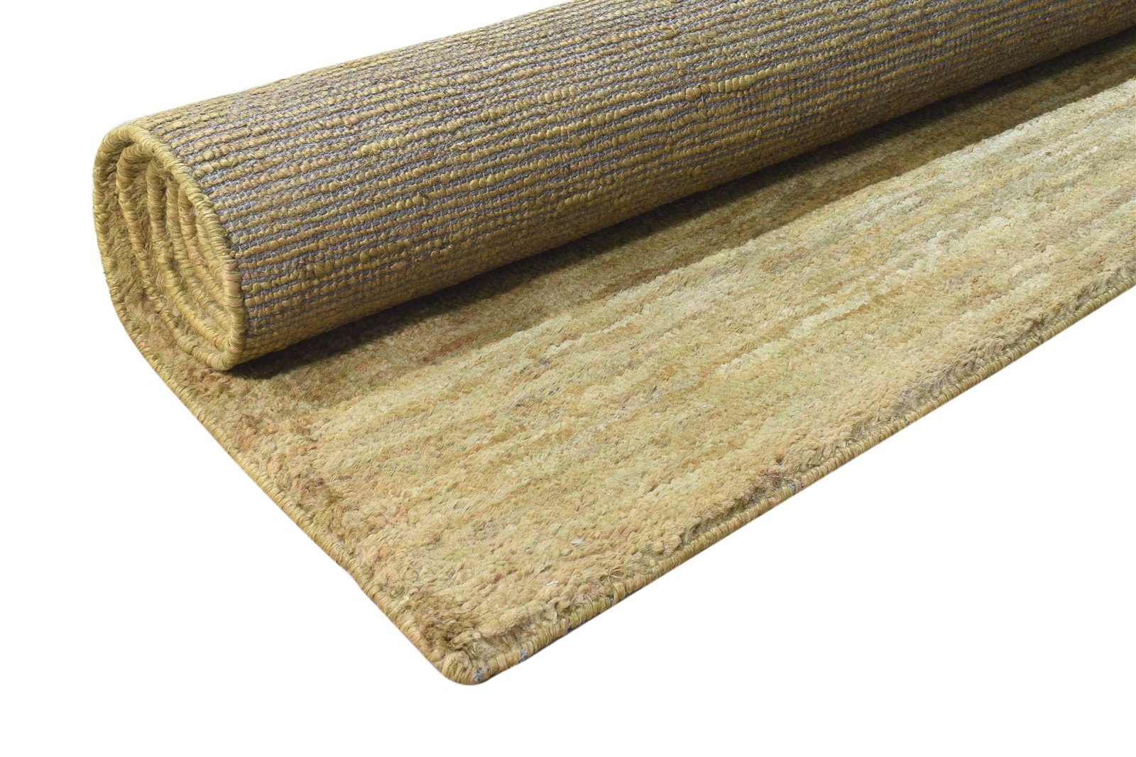 Beige Wool Rug 5' X 11' Modern Hand Woven Scandinavian Solid Room Size Carpet 7864786976917