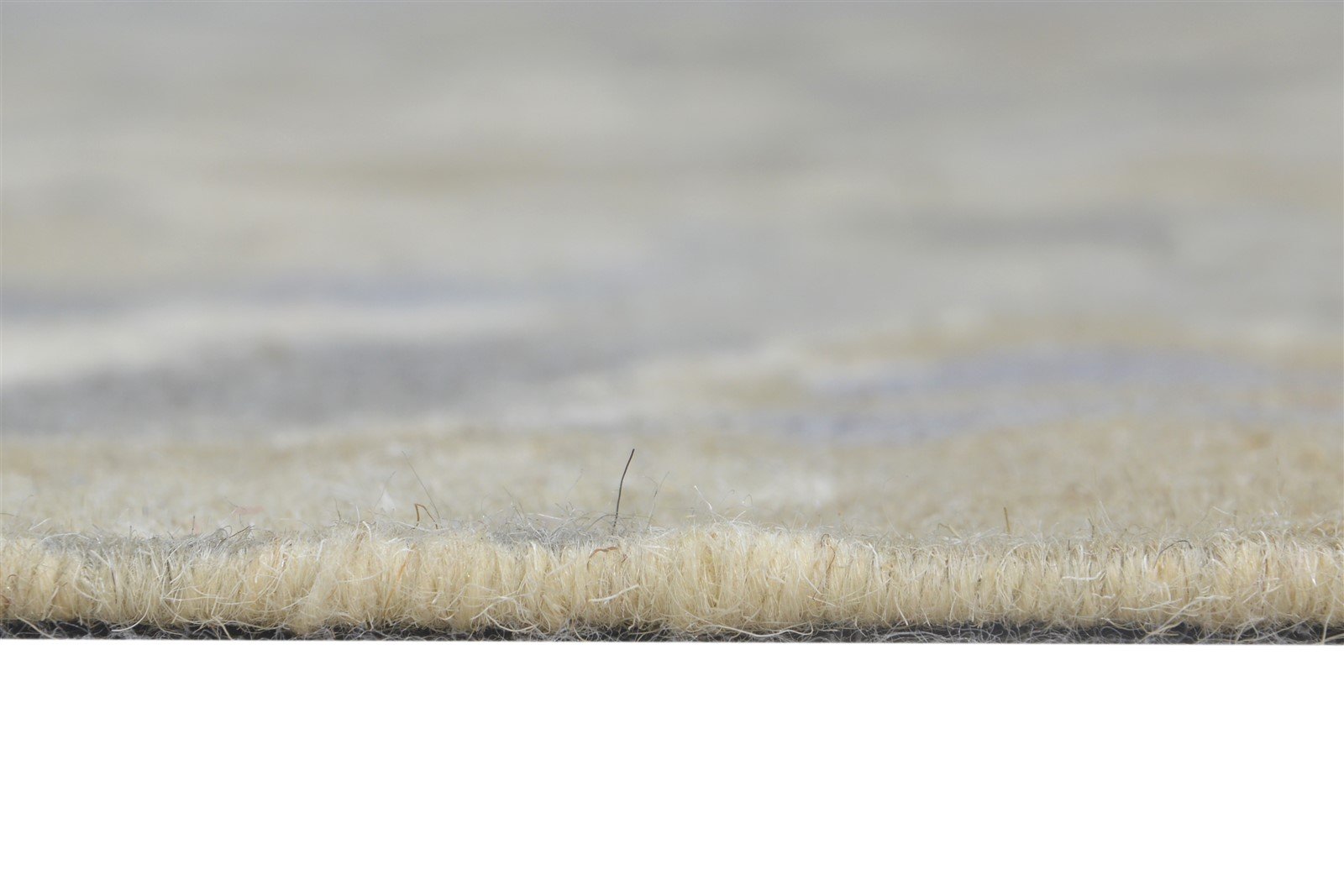 Beige Wool Rug 5' X 8' Modern Dhurrie American Abstract Room Size Carpet 7864674320533