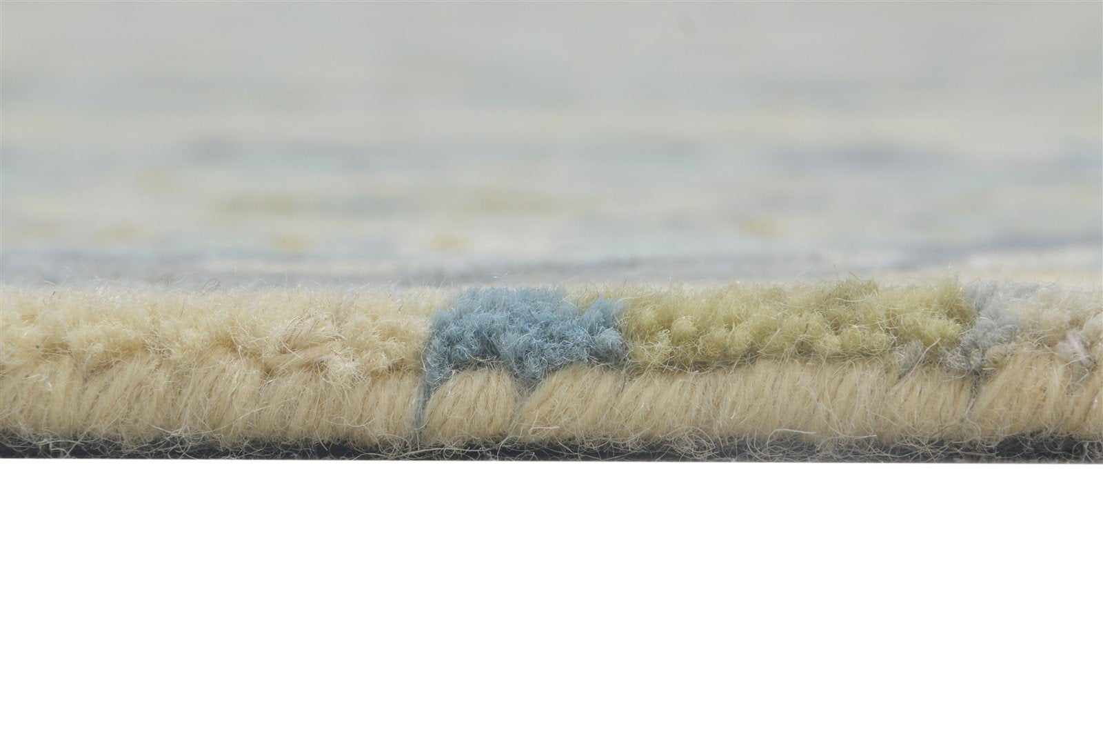 Beige Wool Rug 5' X 8' Modern Hand Tufted Moroccan Trellis Room Size Carpet 7864329994389