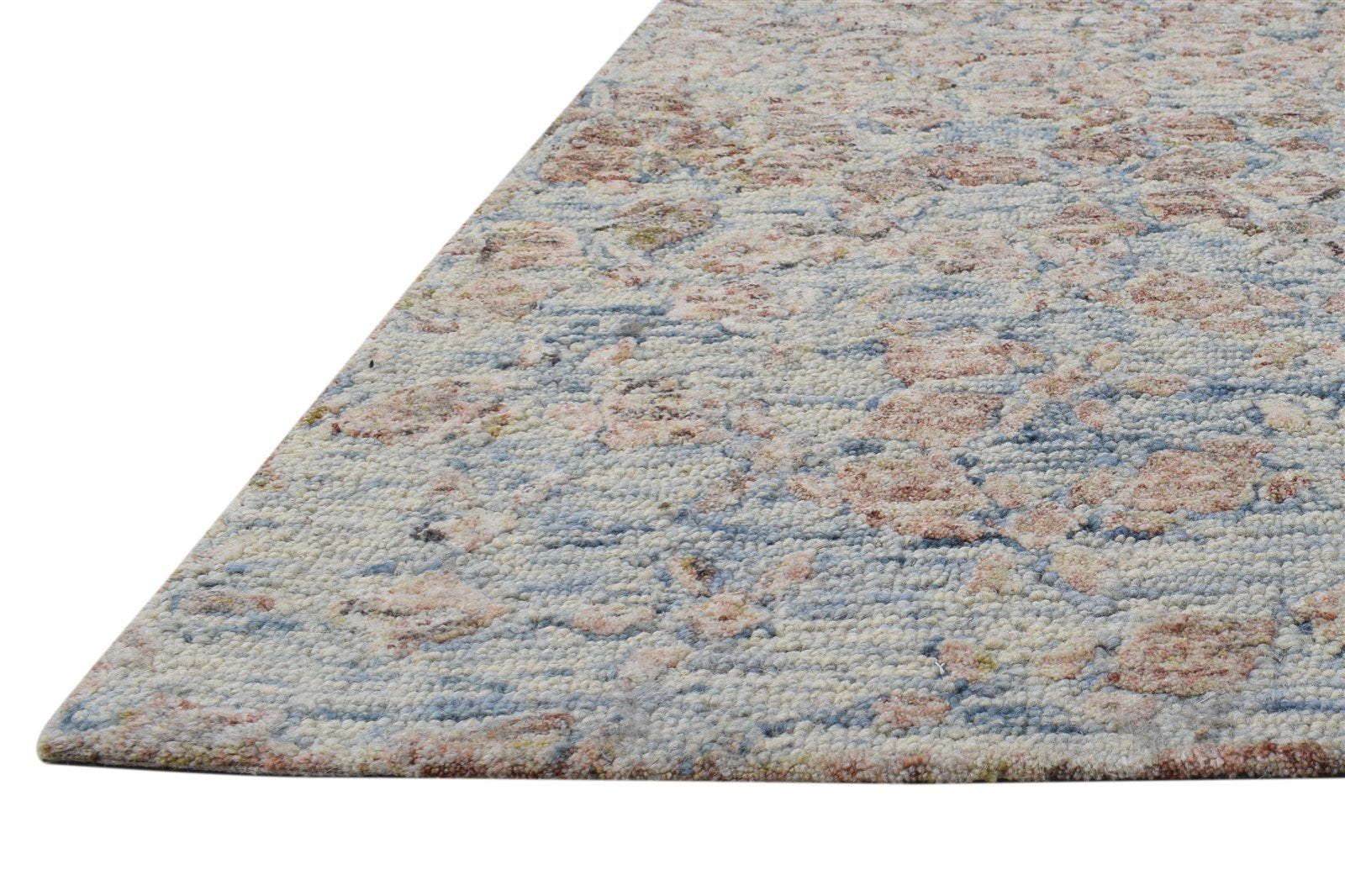 Beige Wool Rug 6' X 9' Modern Hand Tufted French Abstract Room Size Carpet 7864816795797