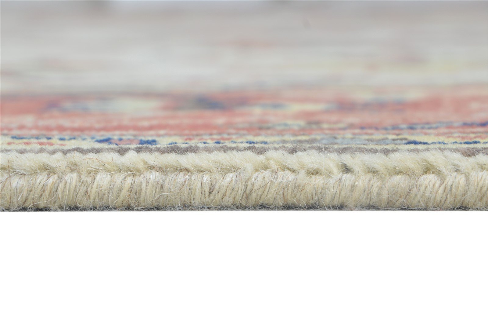 Beige Wool Rug 6' X 9' Persian Hand Knotted Oushak Oriental Room Size Carpet 7864999903381