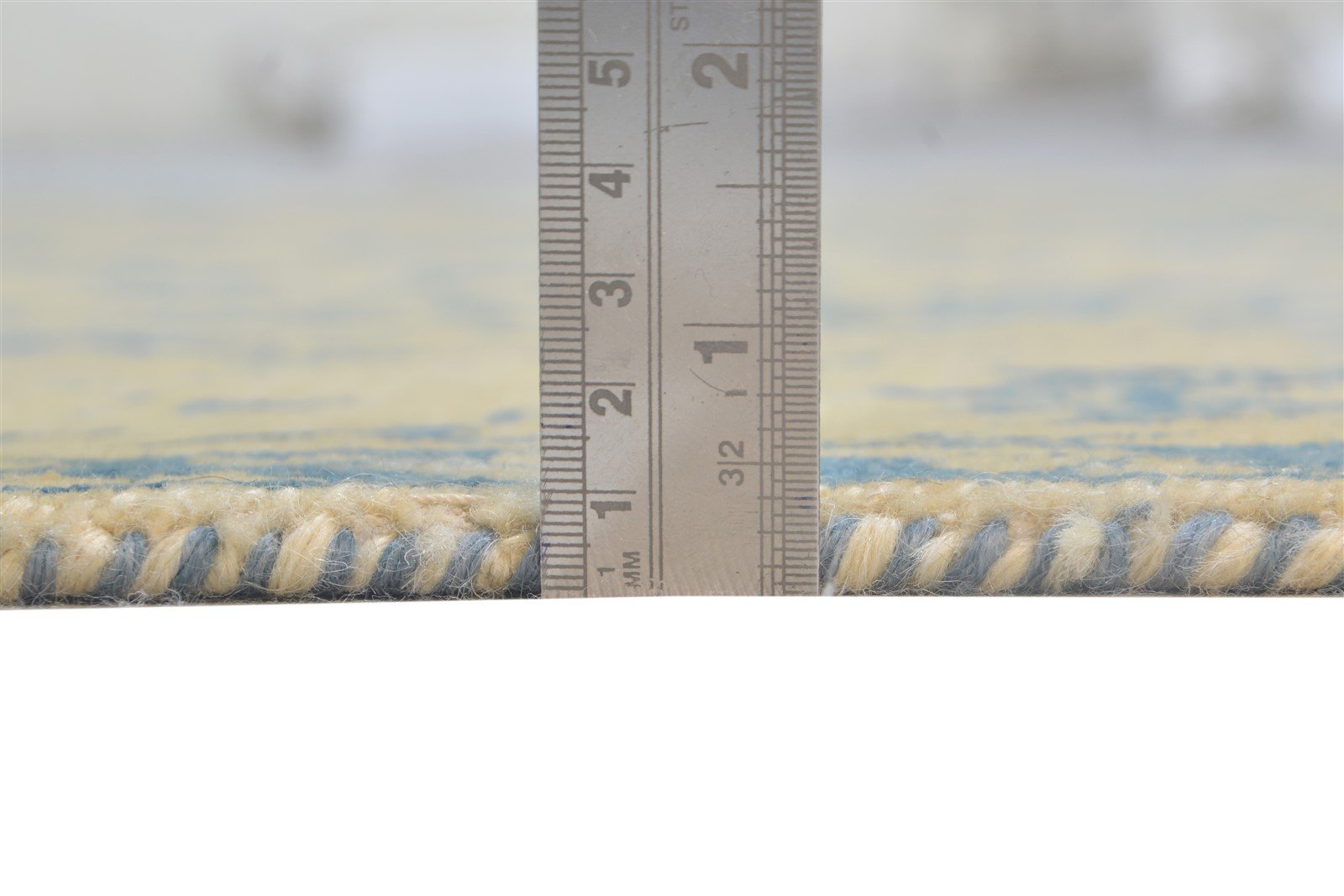 Beige Wool / Silk Rug 5X8 Modern Hand Knotted French Floral Room Size Carpet 7864312955029