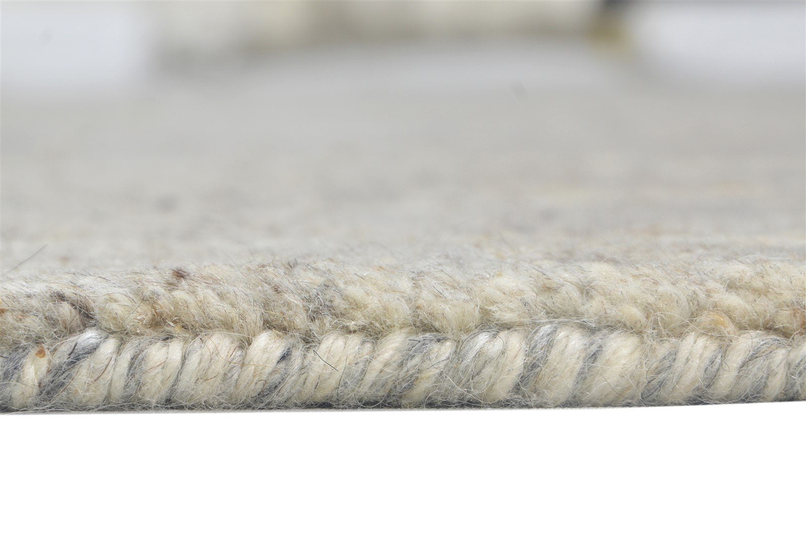 Beige Wool / Silk Rug 6X9 Modern Hand Knotted Moroccan Diamond Room Size Carpet 7864102191253