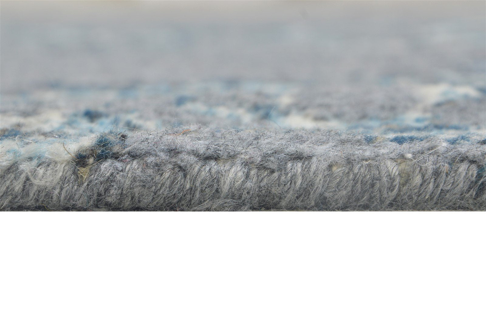 Biddie 5X8 Rug Wool / Silk Grey Persian Hand Knotted Oriental Medallion   7864895537301