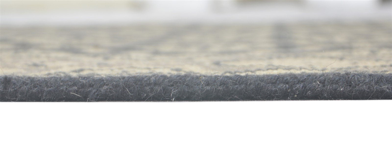 Black Wool Rug 4' X 6' Persian Hand Knotted Oriental Trellis Room Size Carpet 7860681474197