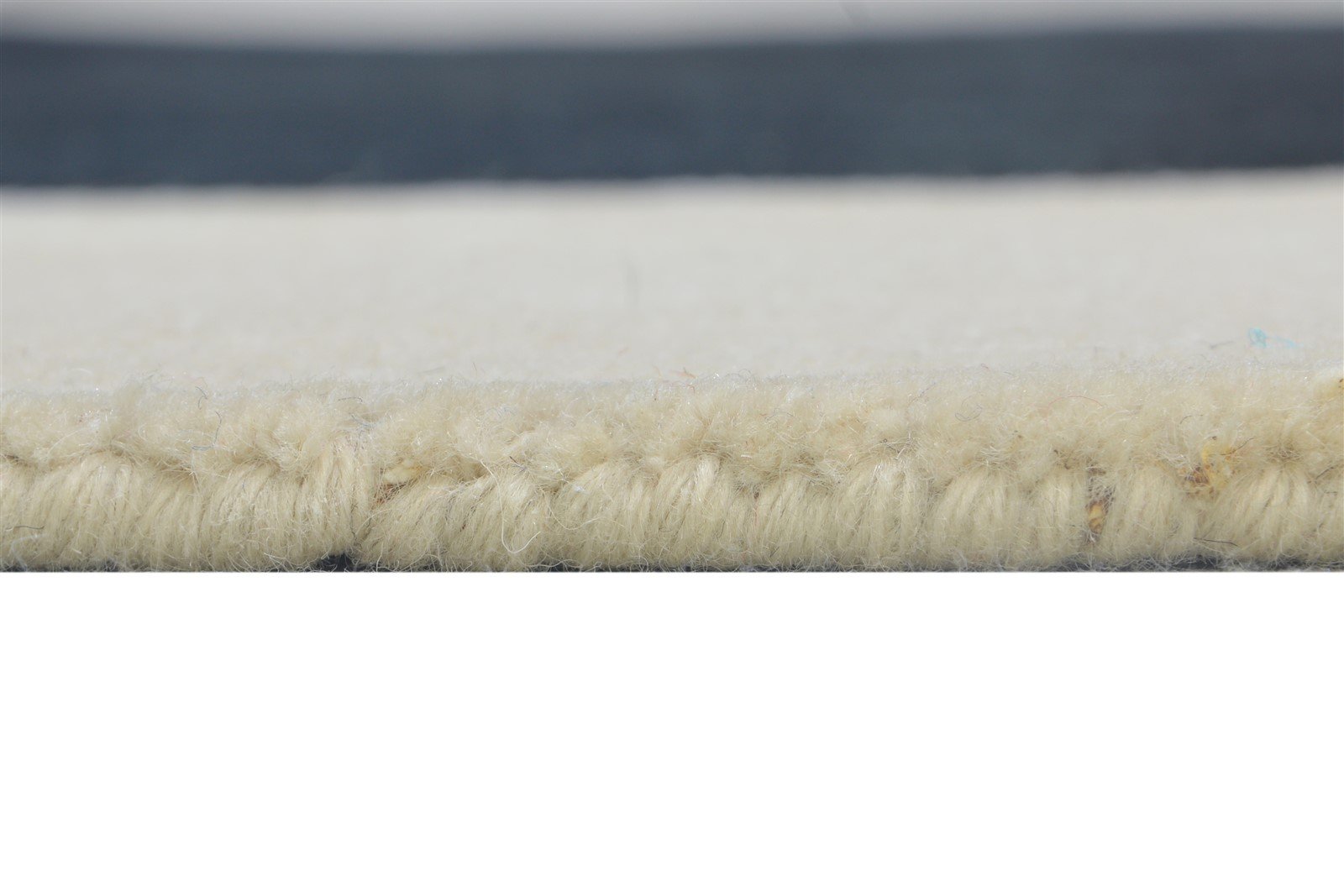 Black Wool Rug 6X8 Modern Hand Knotted Scandinavian Bordered Room Size Carpet 7864896716949