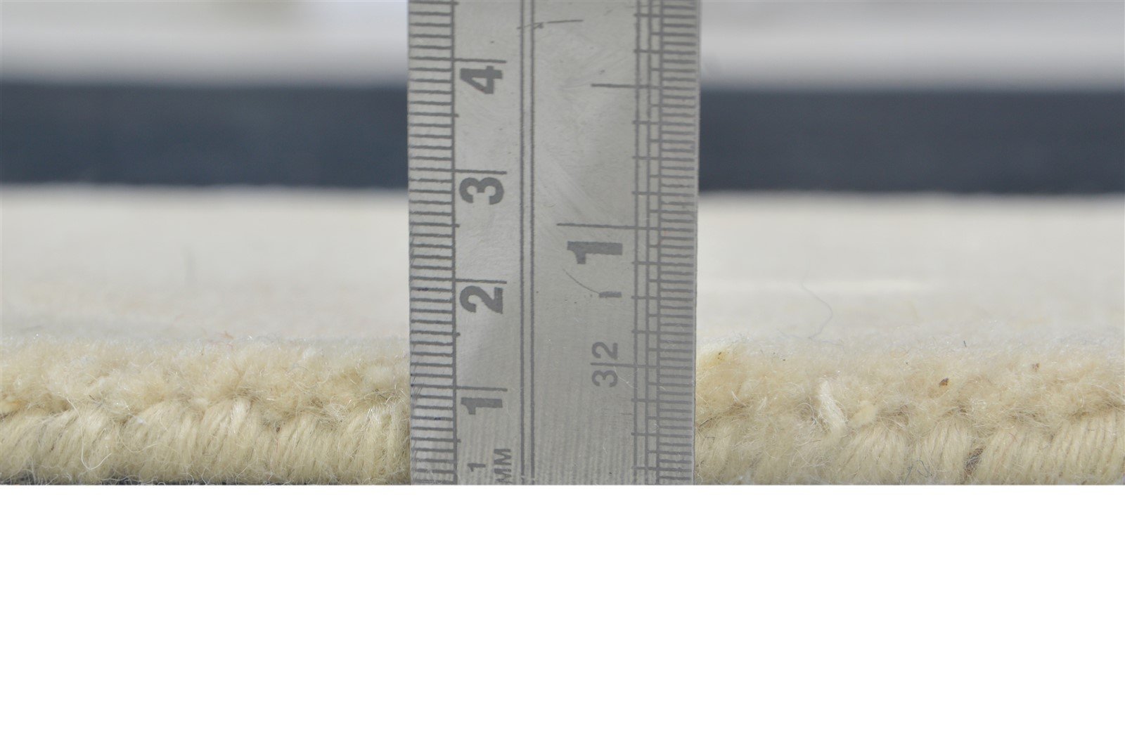 Black Wool Rug 6X8 Modern Hand Knotted Scandinavian Bordered Room Size Carpet 7864896716949