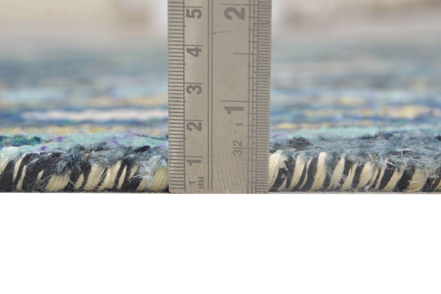 Blue Silk Rug 5' X 8' Persian Hand Knotted Oriental Ikat Room Size Carpet 7864905695381