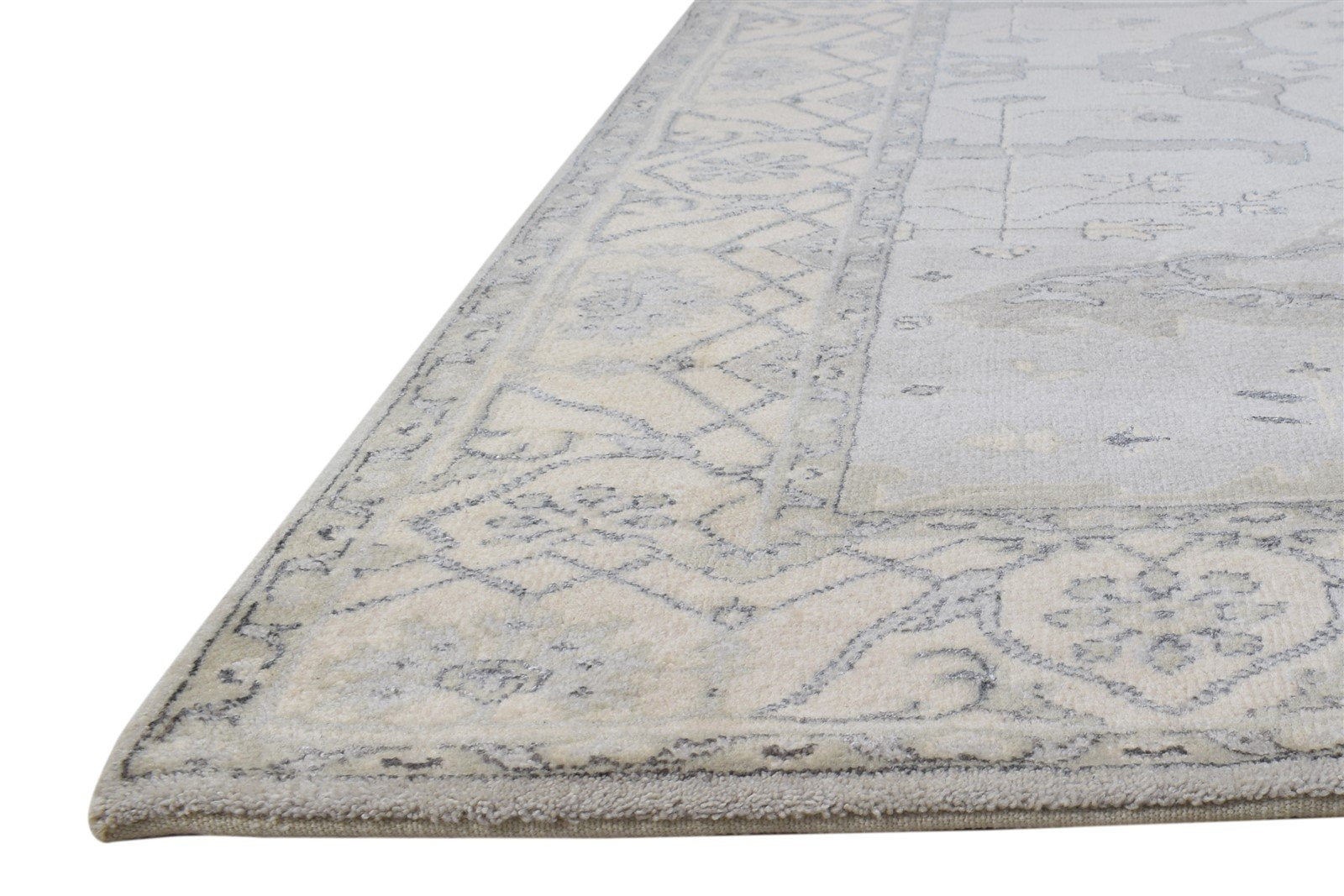 Blue Silk Rug 5' X 8' Persian Hand Knotted Oushak Oriental Room Size Carpet 7864804278421
