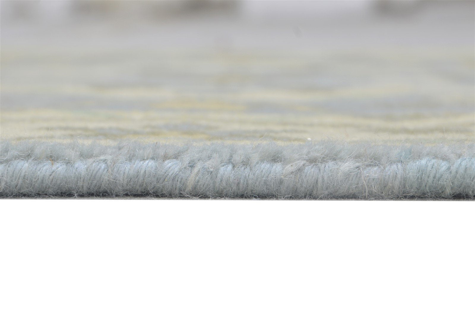 Blue Wool Rug 2'6 X 8' Persian Hand Knotted Oushak Oriental Small Runner 7864830001301