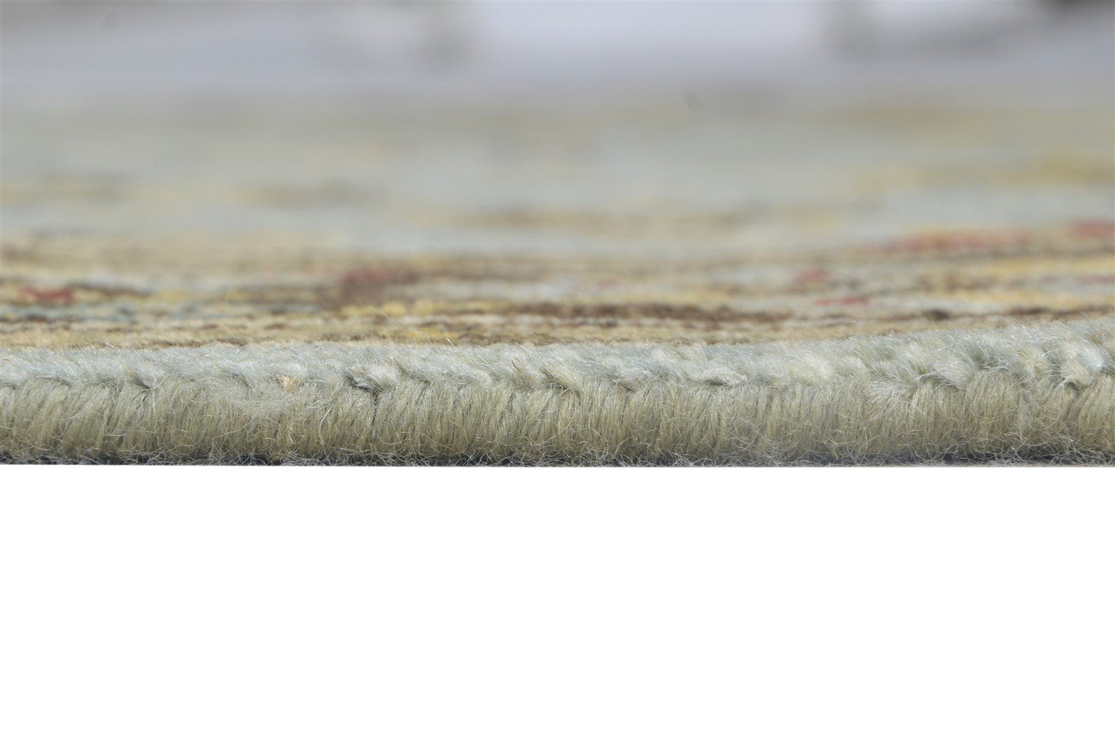 Blue Wool Rug 4' X 6' Persian Hand Knotted Oushak Oriental Room Size Carpet 7865108660373