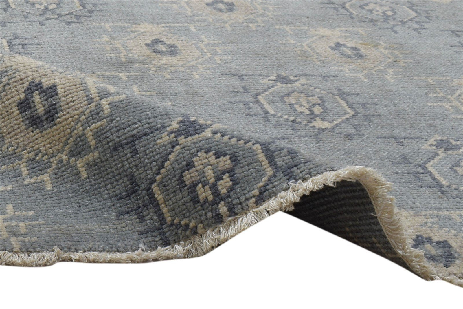 Blue Wool Rug 5' X 3' Persian Hand Knotted Bokhara Oriental Room Size Carpet 7864086593685