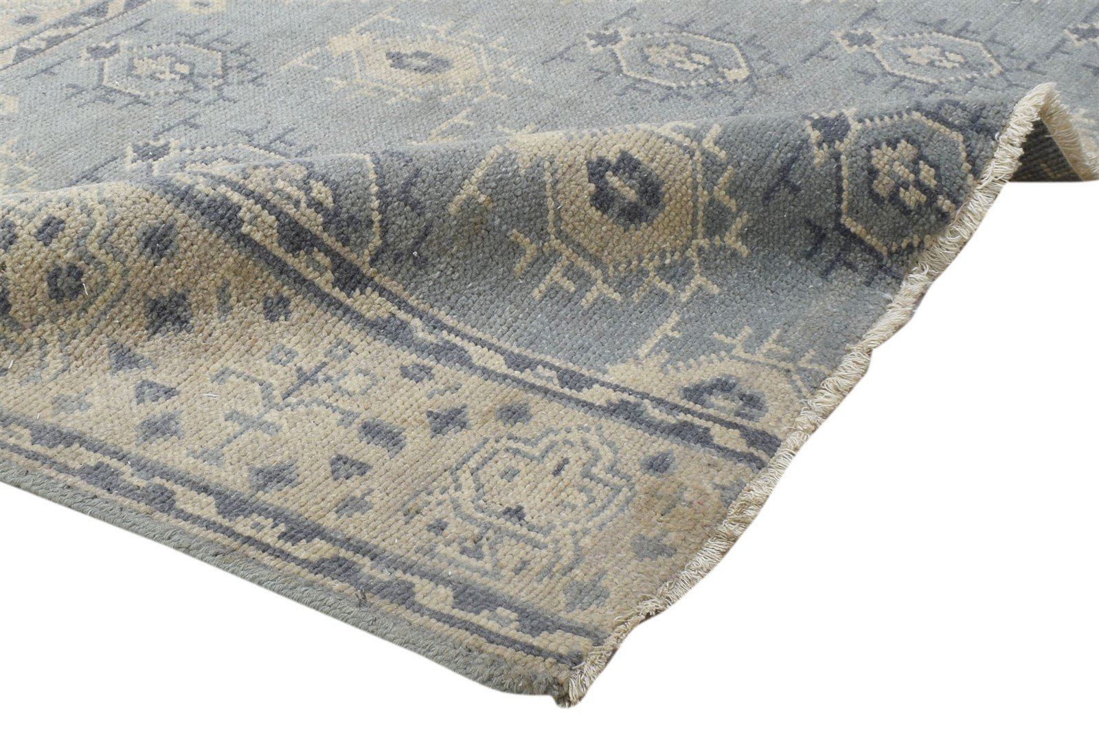 Blue Wool Rug 5' X 3' Persian Hand Knotted Bokhara Oriental Room Size Carpet 7864086593685