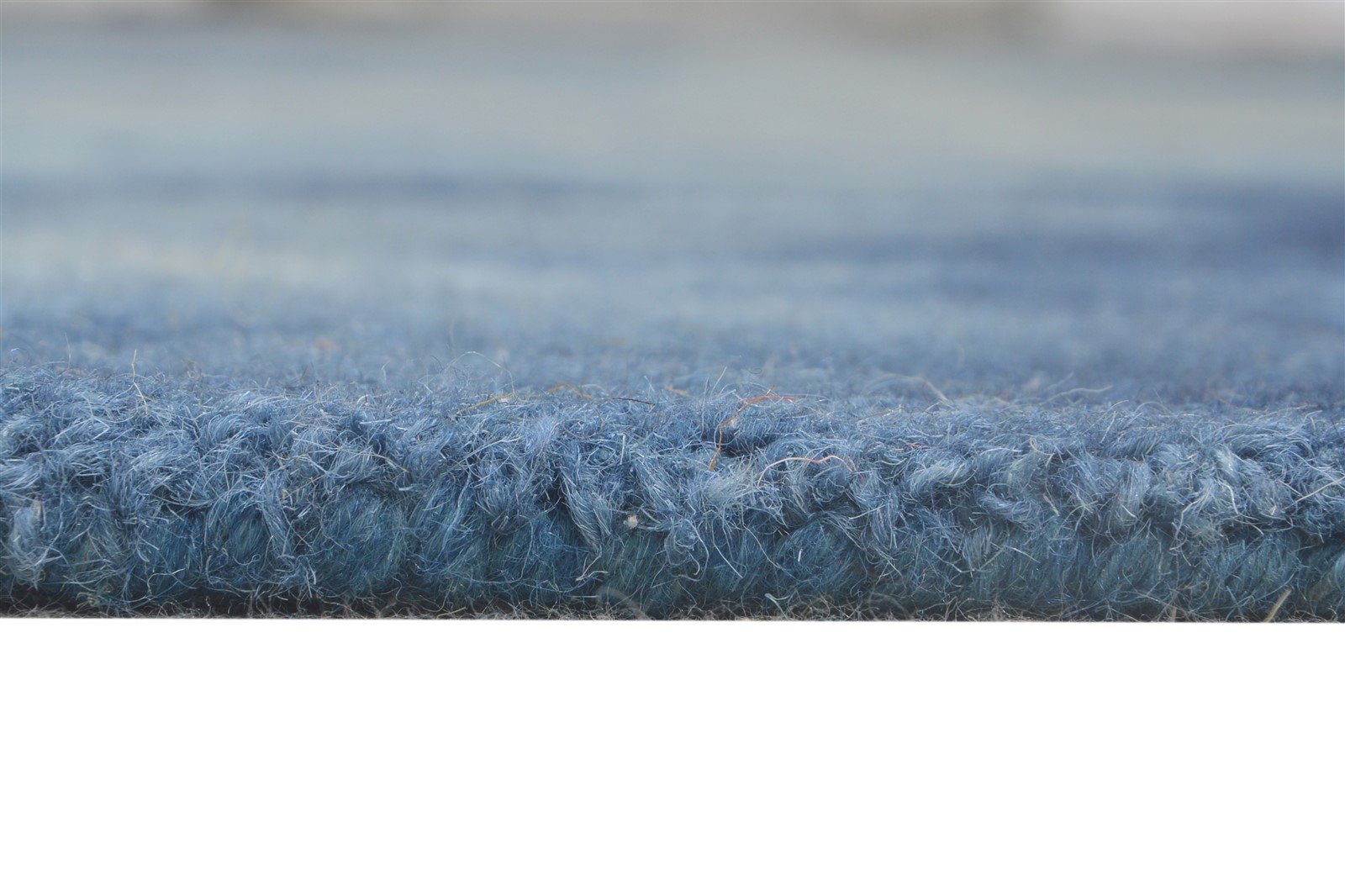 Blue Wool Rug 5' X 8' Modern Hand Tufted Shibori Tie Dye Room Size Carpet 7865201918101