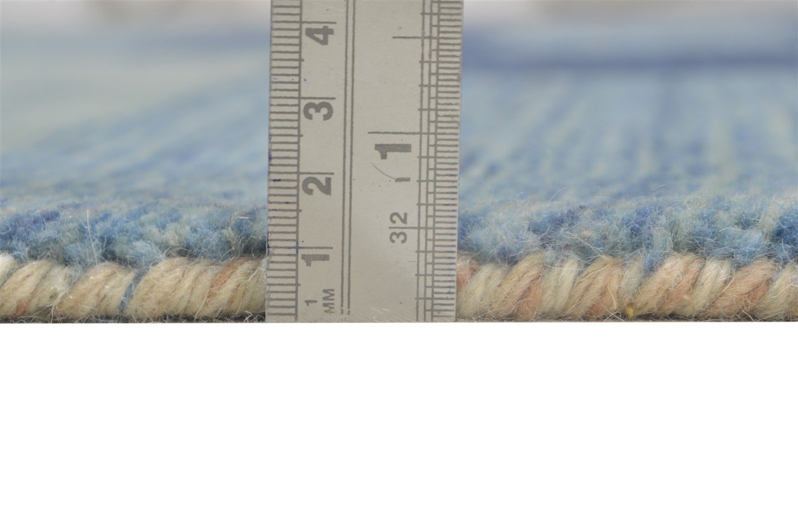 Blue Wool Rug 6' X 8' Persian Hand Woven Gabbeh Southwestern Room Size Carpet 7864180670613
