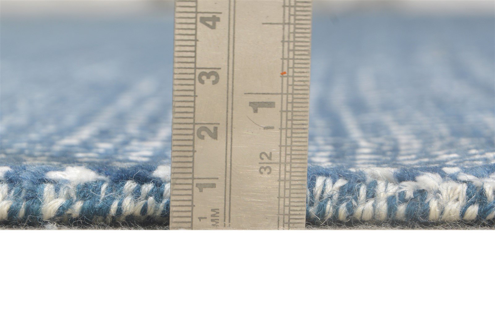 Guinna Blue Wool Rug 8' X 10' Modern Hand Knotted Agra Grass Trellis 7864596856981