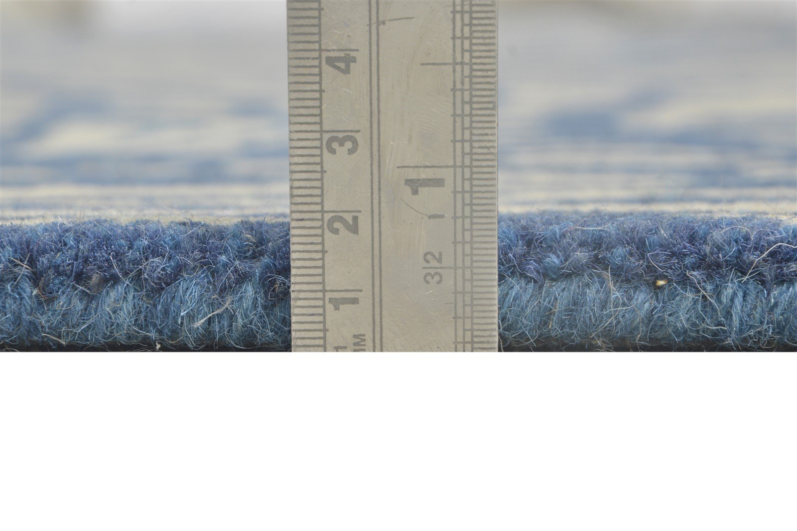 Blue Wool Rug 8' X 11' Modern Hand Tufted French Abstract Large Carpet 7864809259157
