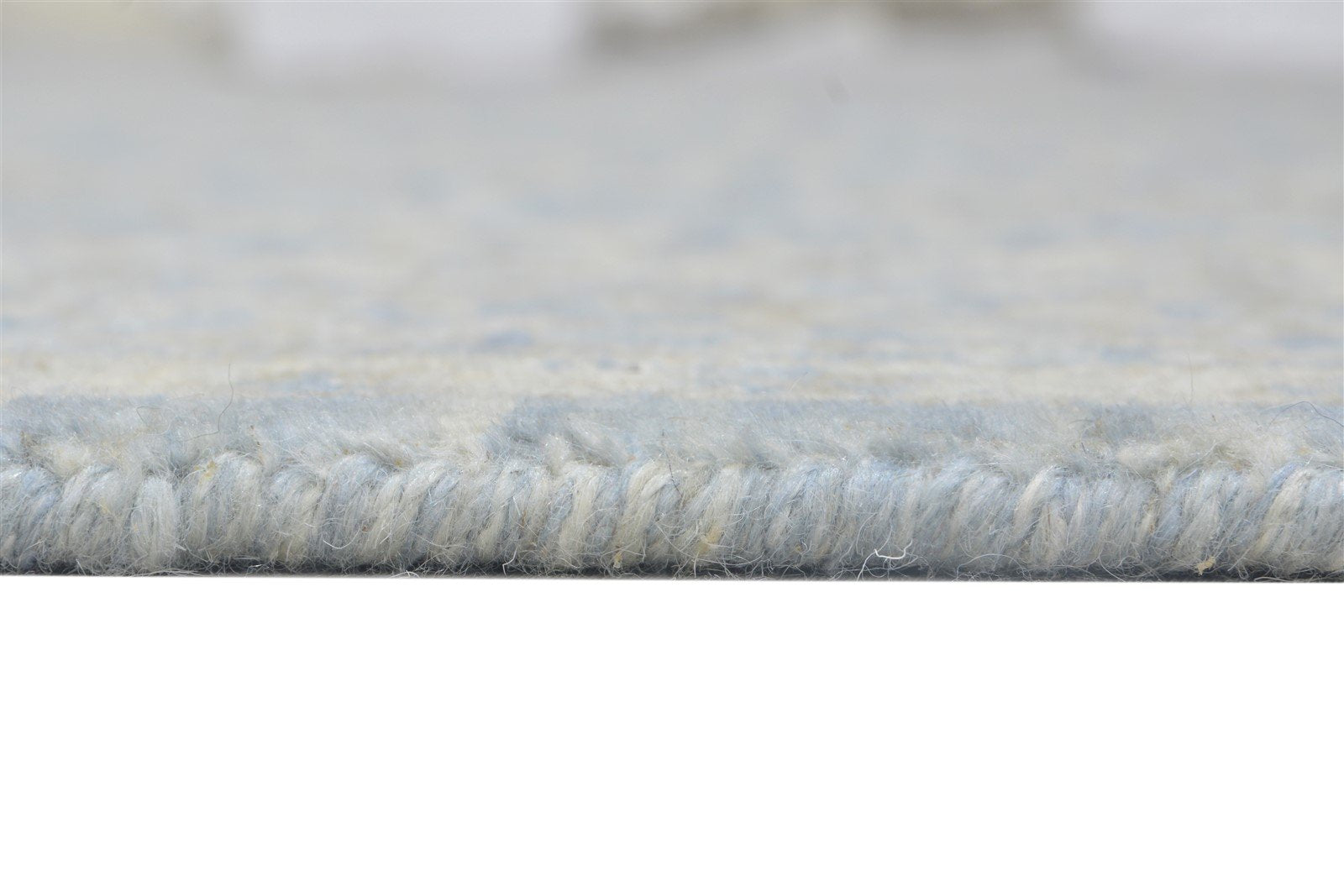 Blue Wool Silk Rug 5X8 Modern Jacquard Loom Oushak Oriental Room Size Carpet 7864145379477