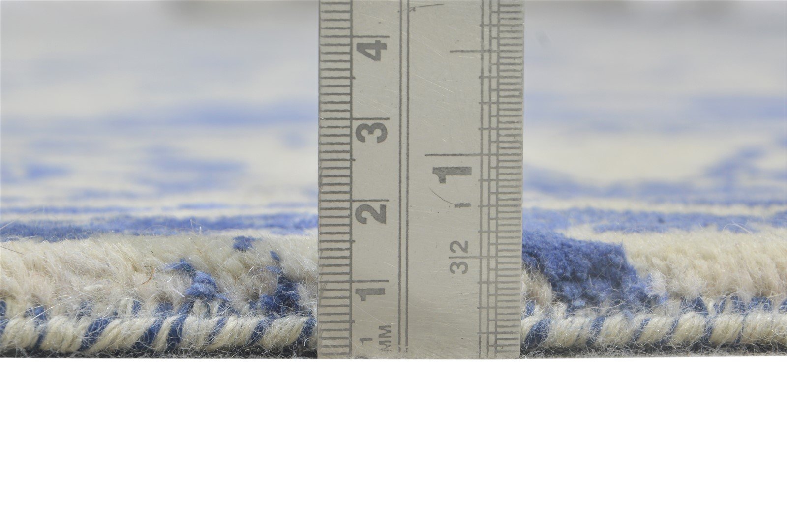 Blue Wool / Silk Rug 9X12 Persian Hand Knotted Oushak Oriental Extra Large 7864614060181